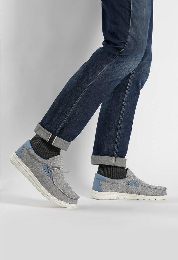 Men's Comfortable Slip-On Knit Loafers Product Image