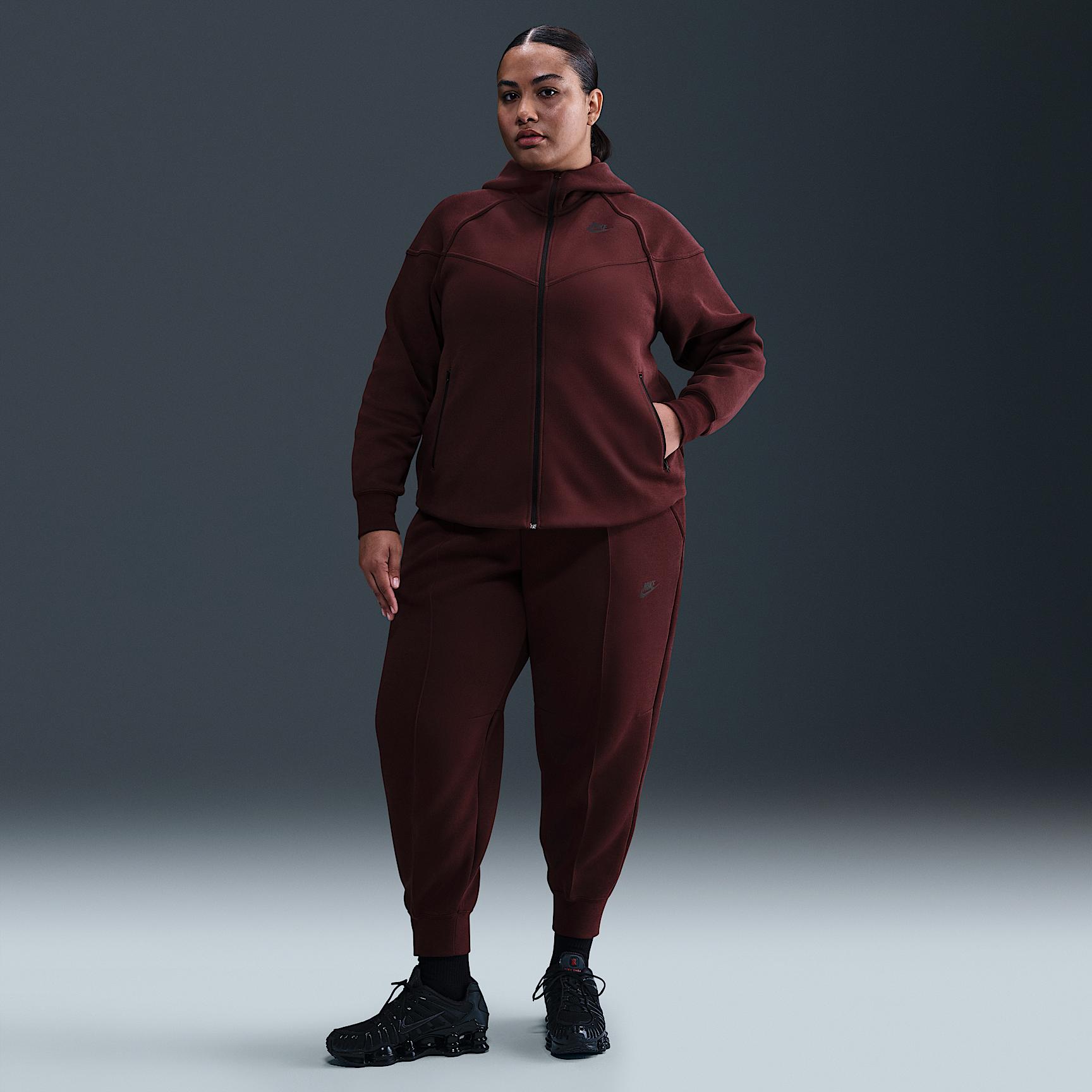 Women's Nike Sportswear Tech Fleece Windrunner Full-Zip Hoodie (Plus Size) Product Image