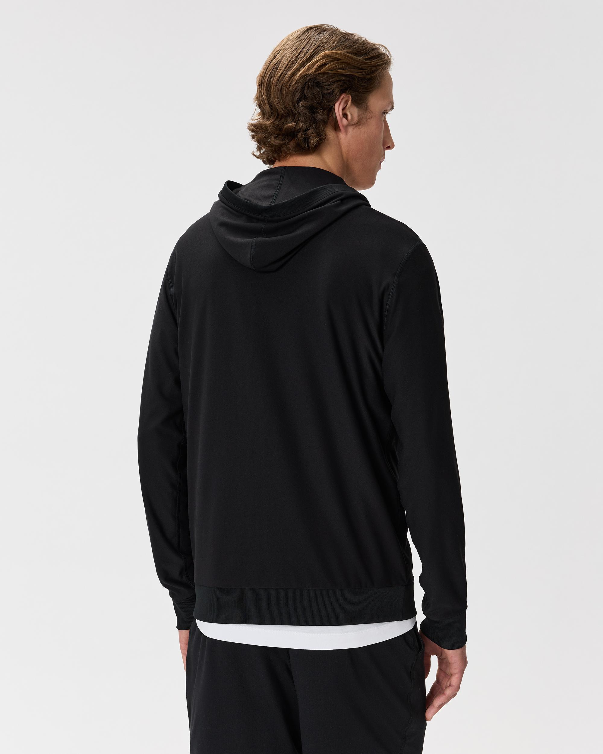 Quince | Men's Flowknit Performance Full-Zip Chest Pocket Hoodie Recycled Polyester Product Image