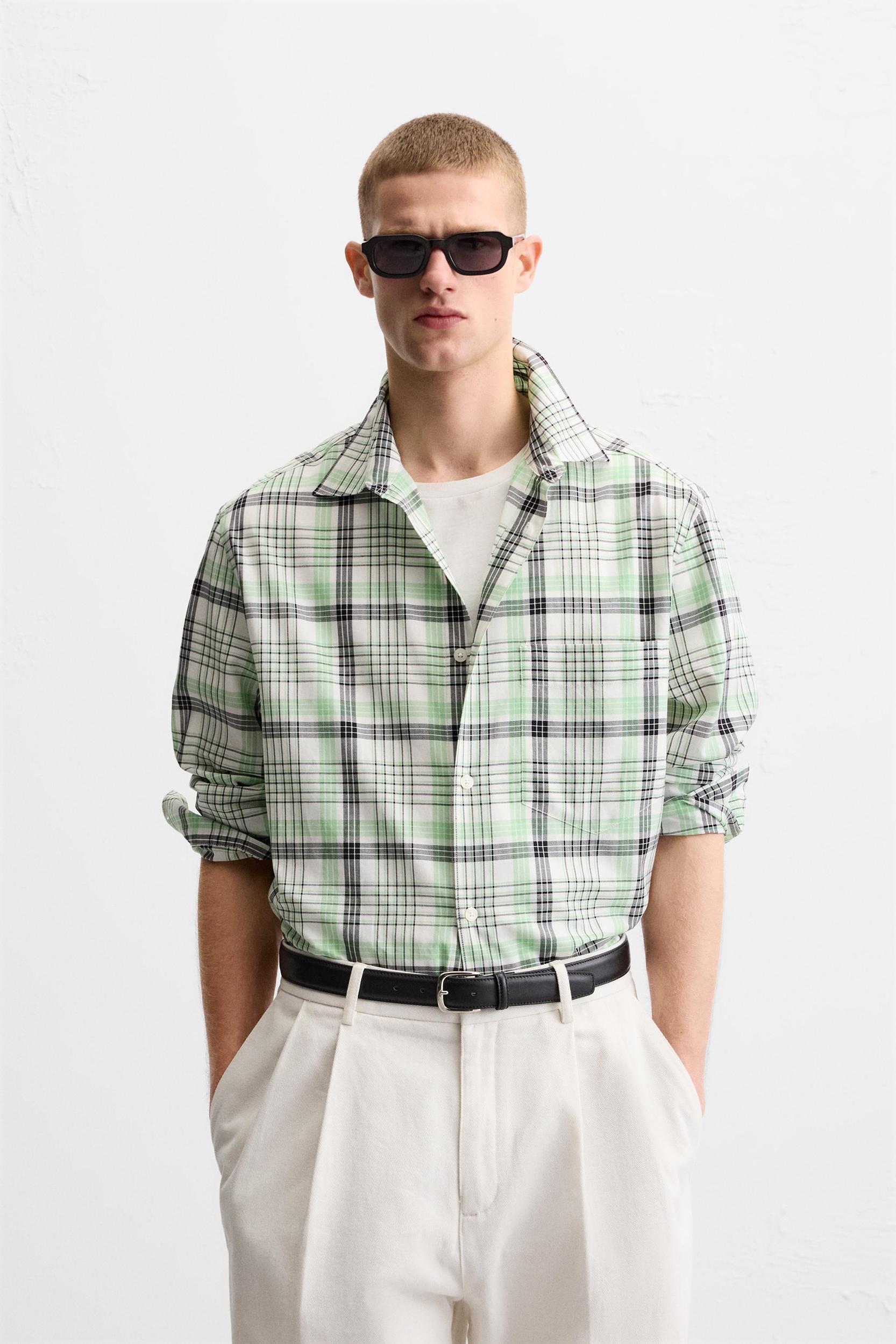 PLAID POCKET SHIRT Product Image