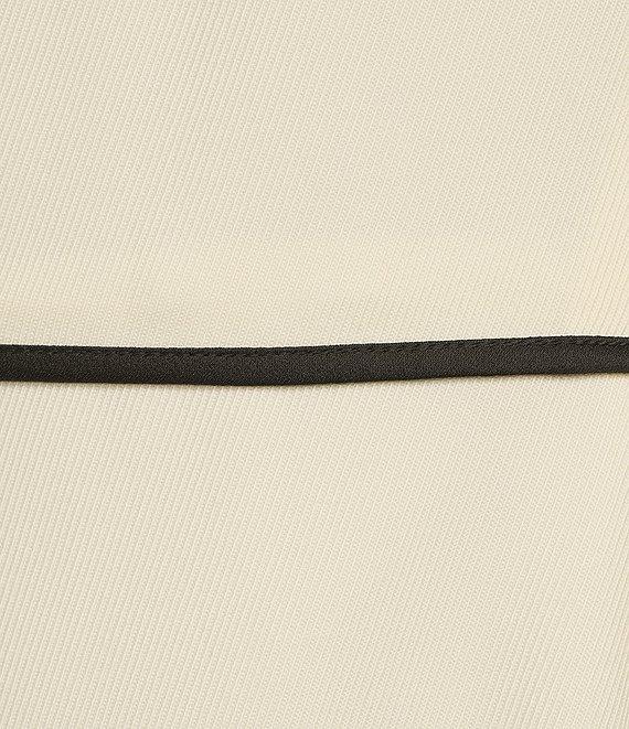 BOSS by Hugo Boss Detira Twill Round Neck Cap Sleeve Midi Dress Product Image