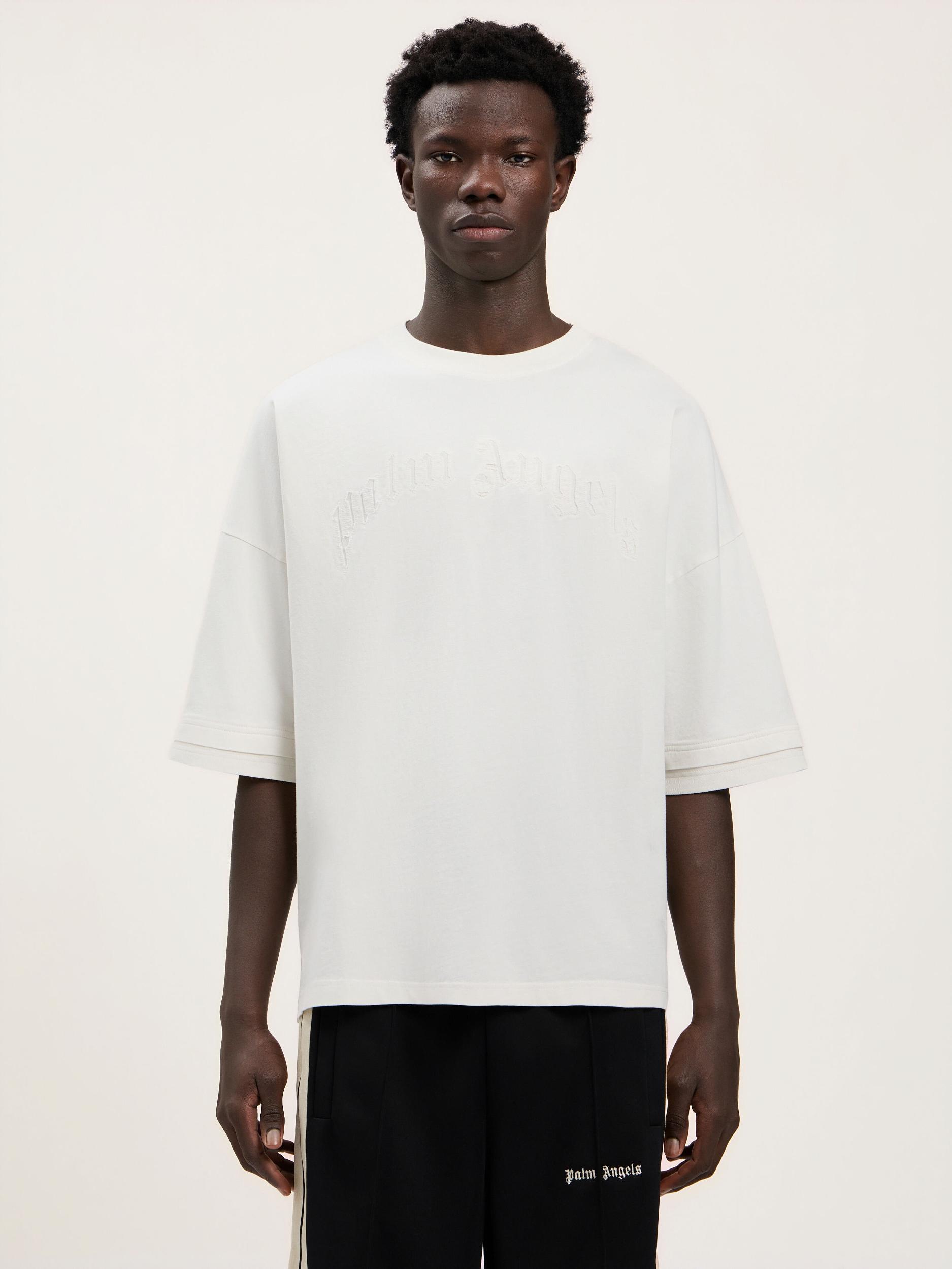 Curved Logo Loose Double T-Shirt Product Image