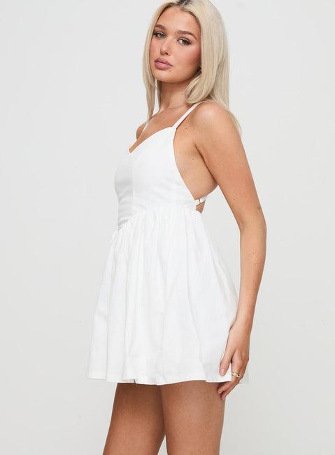 Cona Mini Dress White Product Image