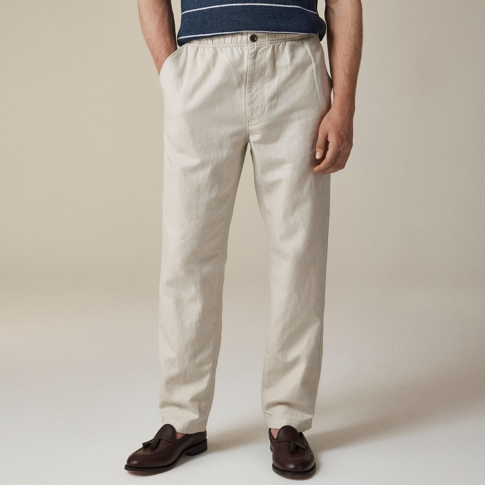 Pier pant in cotton-linen blend canvas Product Image