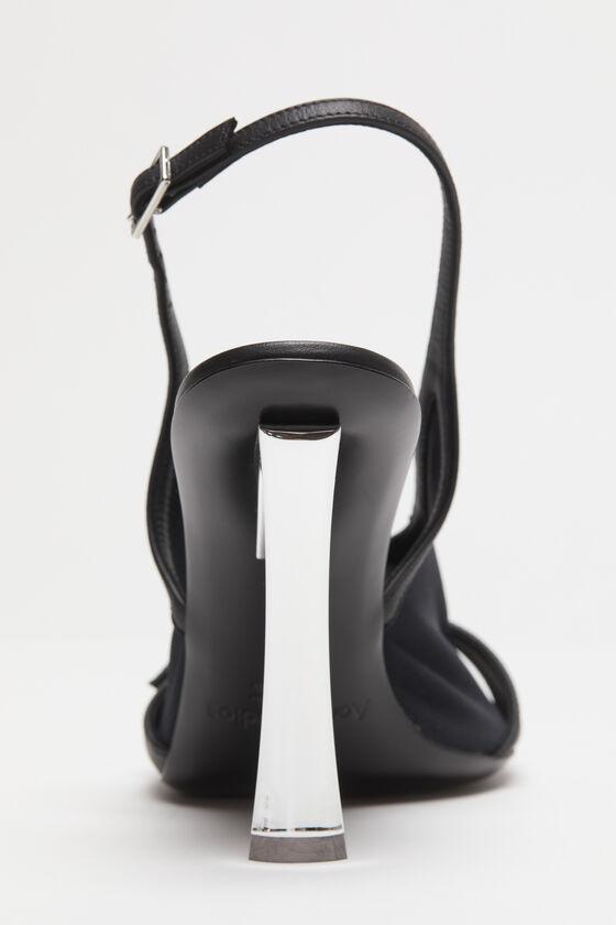 Mesh slingback heels Product Image