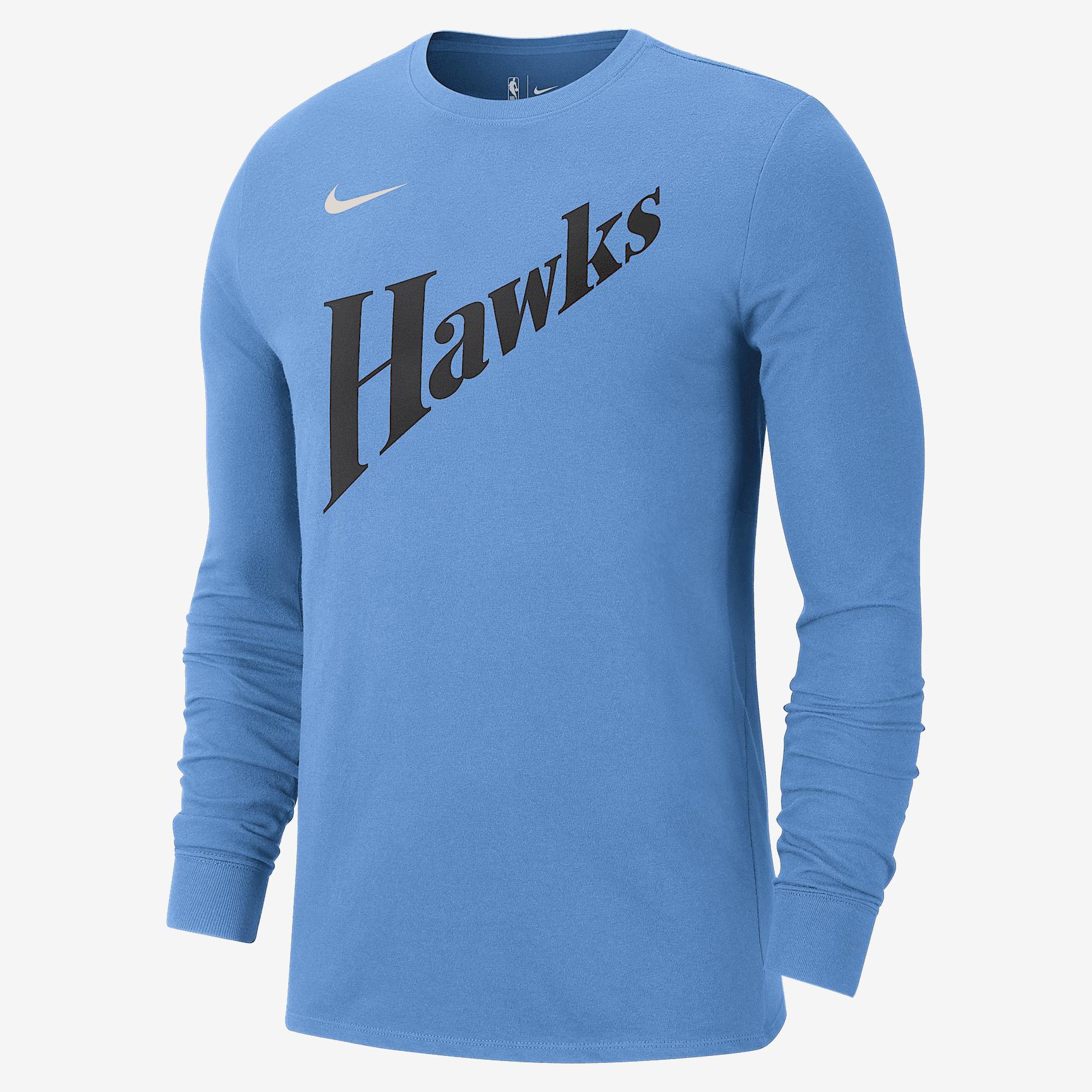 Atlanta Hawks Essential City Edition Men's Nike NBA Long-Sleeve T-Shirt Product Image