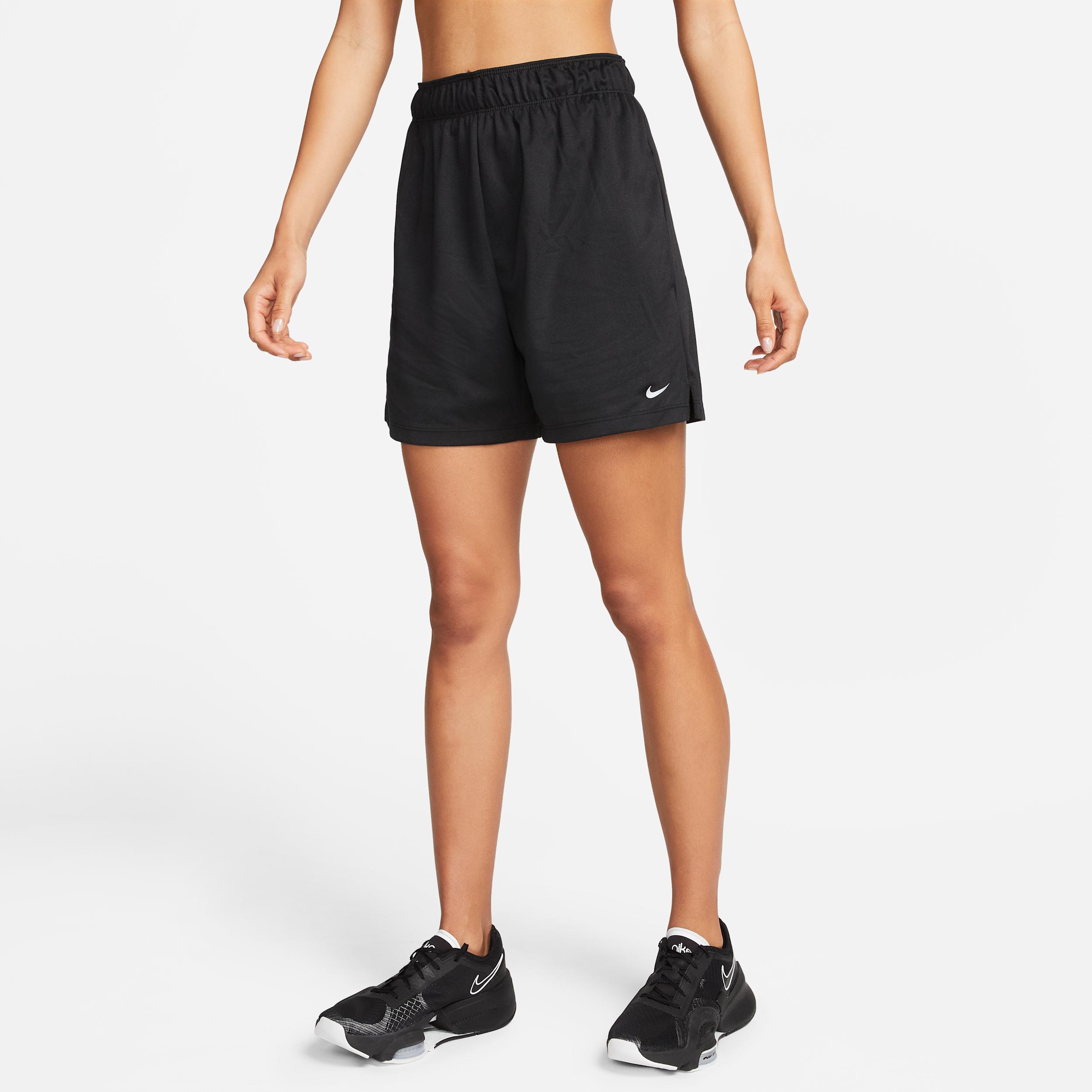 Nike Womens Attack Dri-FIT Fitness Mid-Rise 5 Unlined Shorts | DX6024-010 Product Image