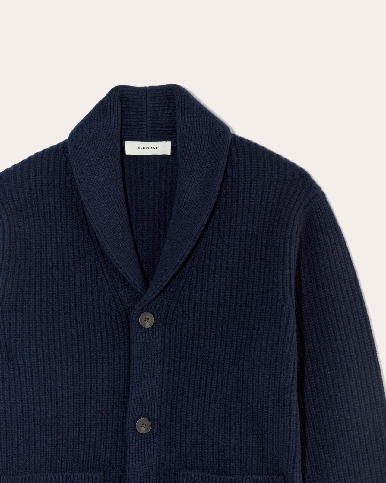 The Felted Merino Shawl Collar Cardigan Product Image