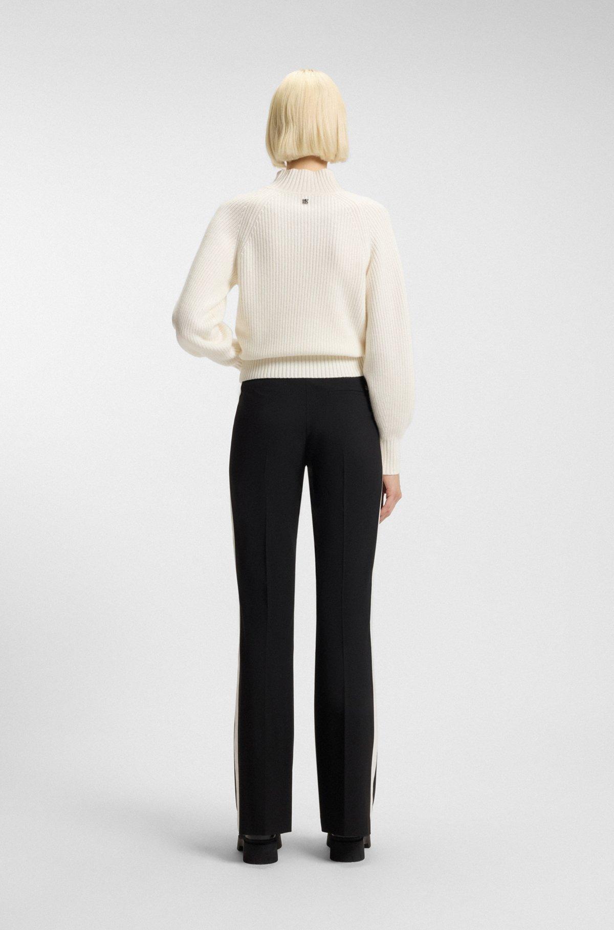 Loose-fit rollneck sweater with raglan sleeves Product Image