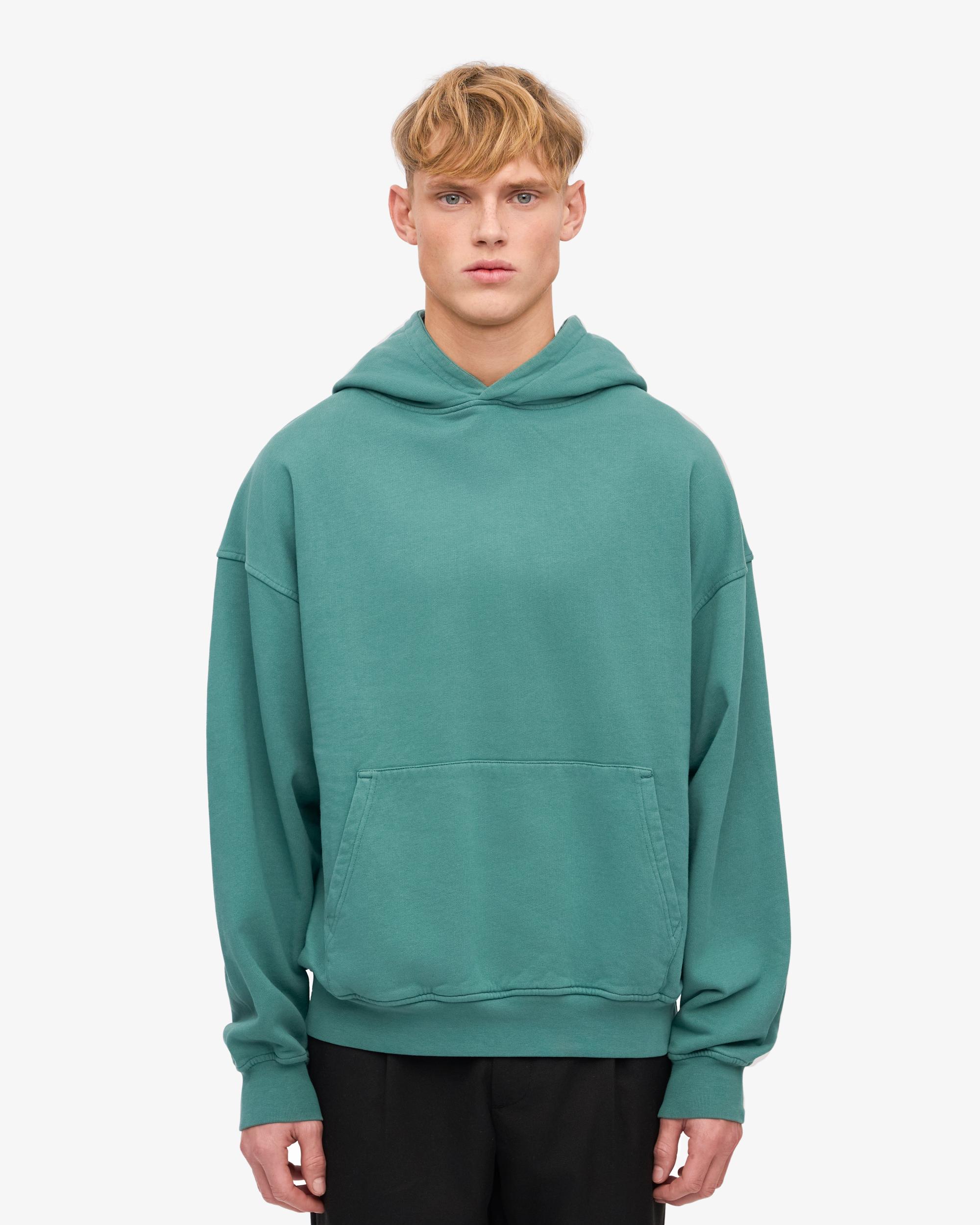 Organic Oversized Hood - Pine Green Product Image