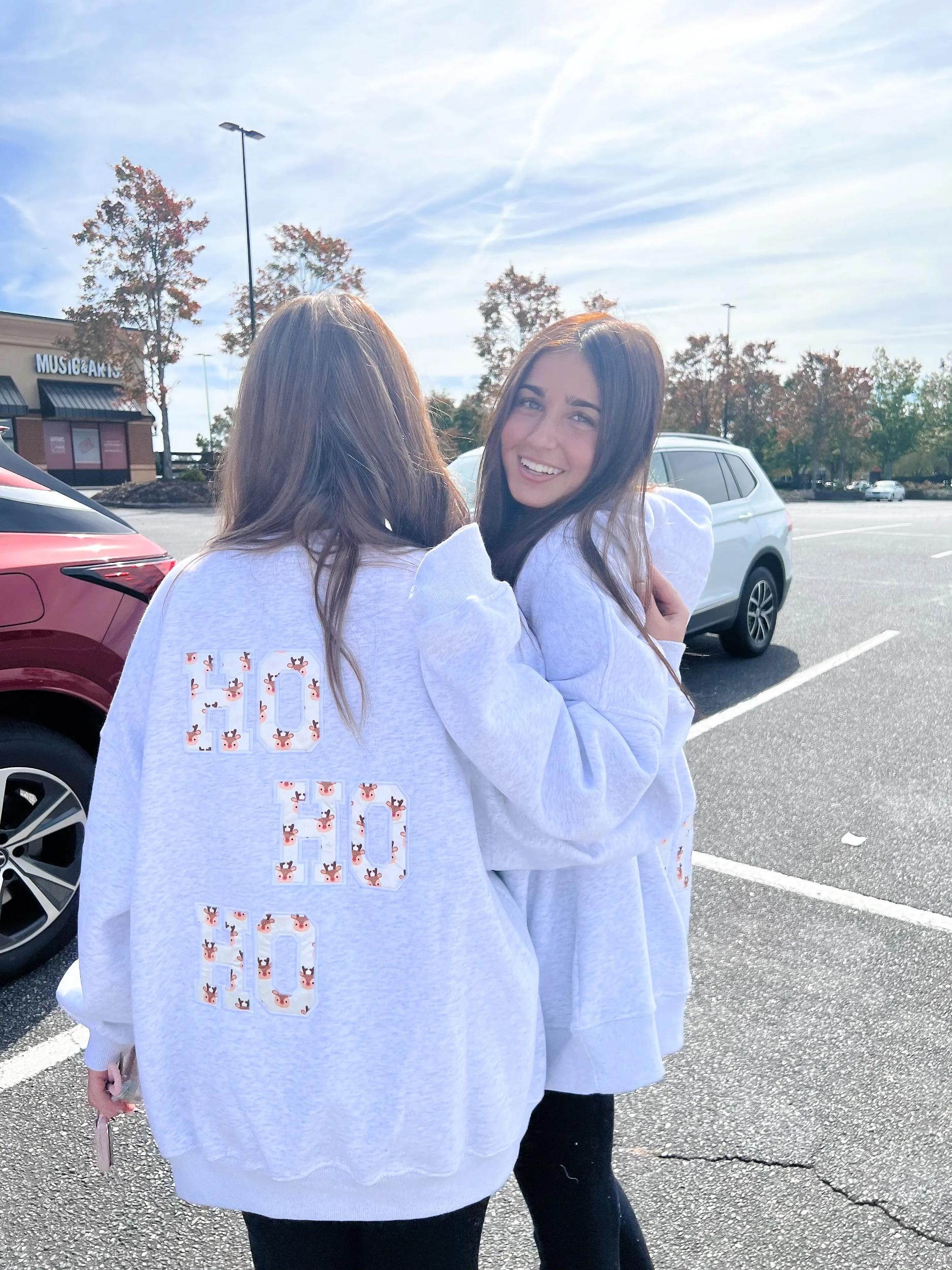 Cappuccino Reindeer Sweatshirt Product Image