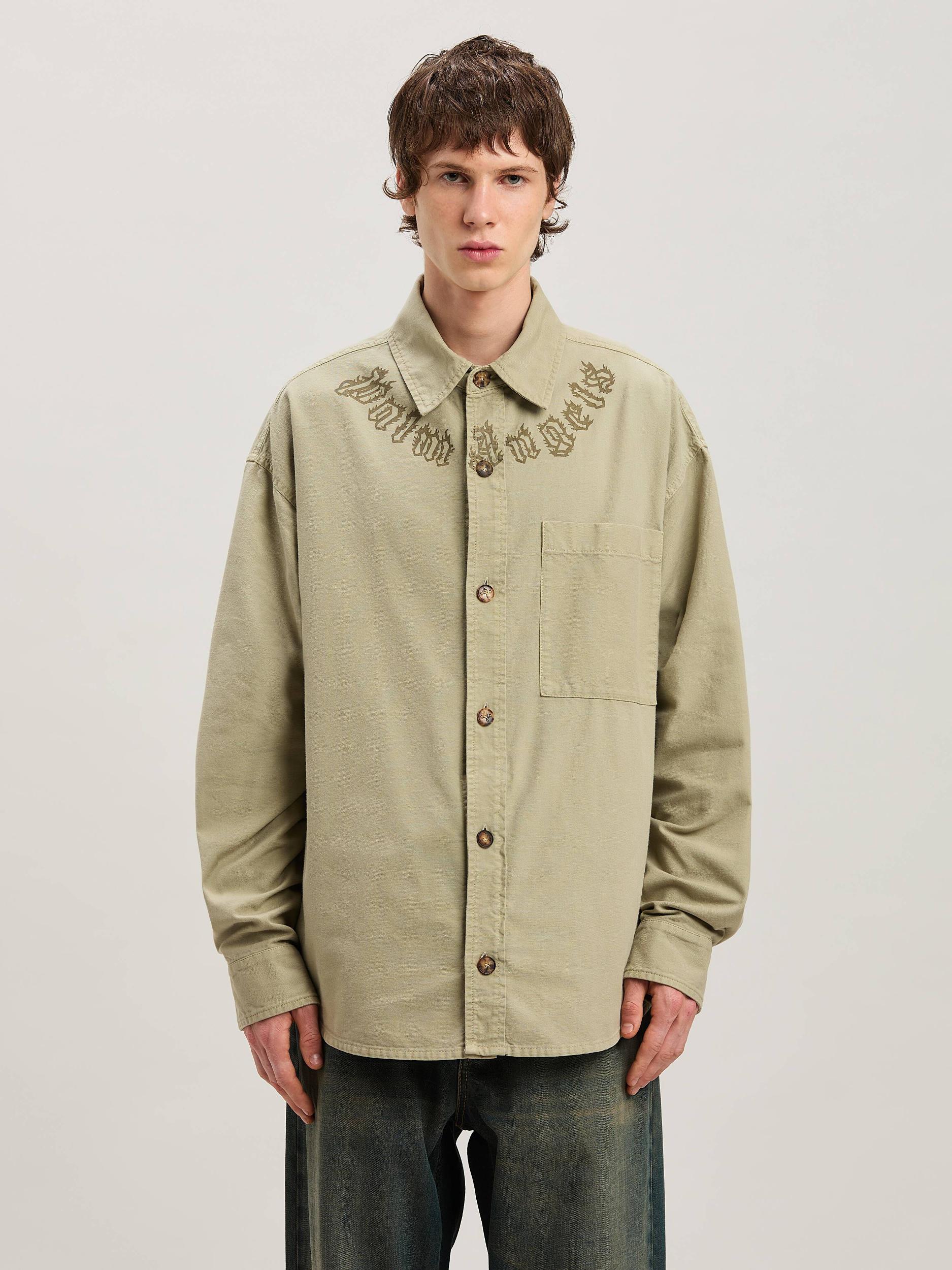 CAMEL FLAME LOGO OVERSHIRT Product Image