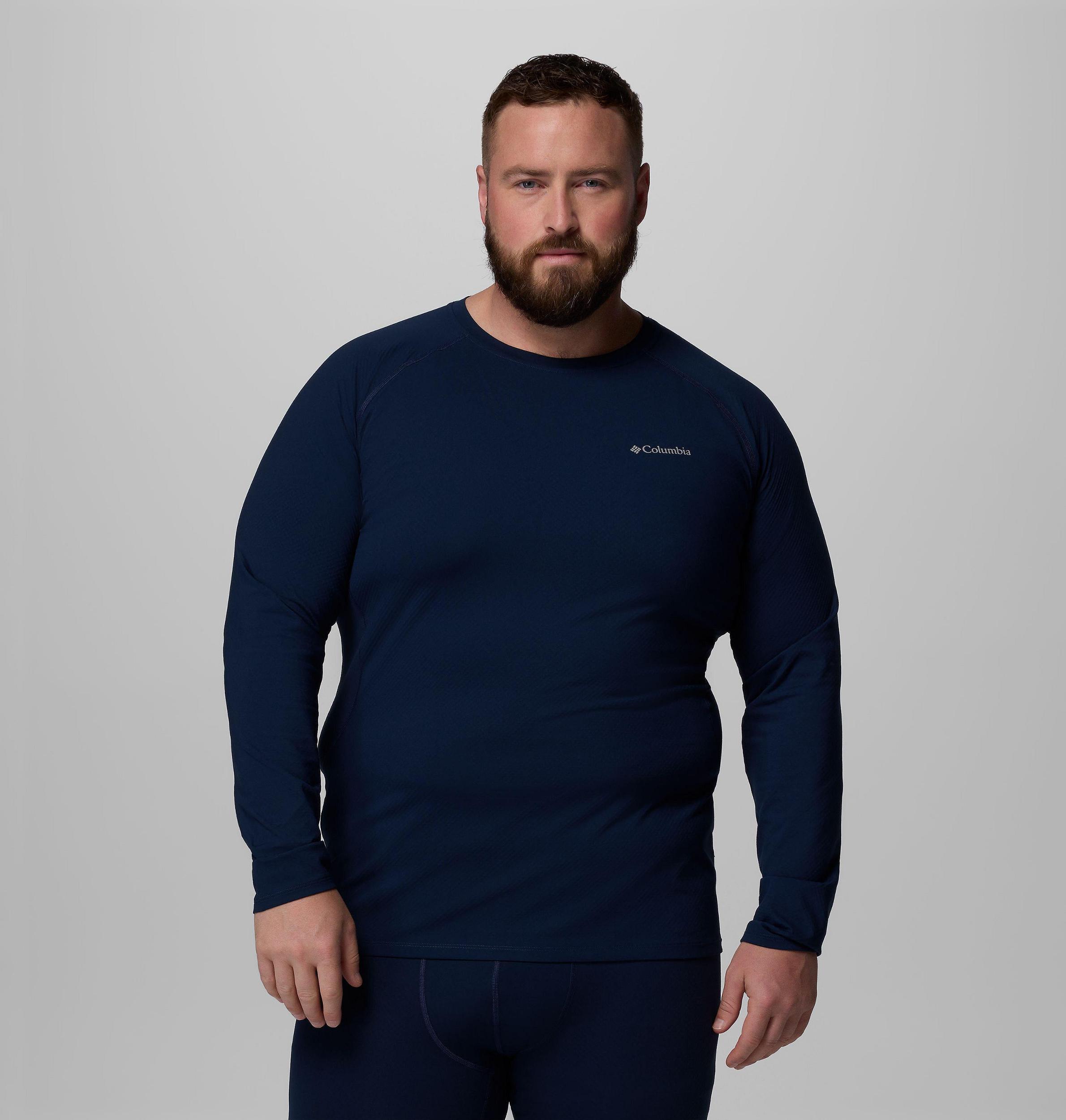 Columbia Mens Omni-Heat Infinity Knit Long Sleeve Crew Shirt - Big- Product Image