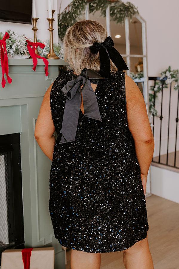 Glam Lifestyle Sequin Mini Dress Curves Product Image