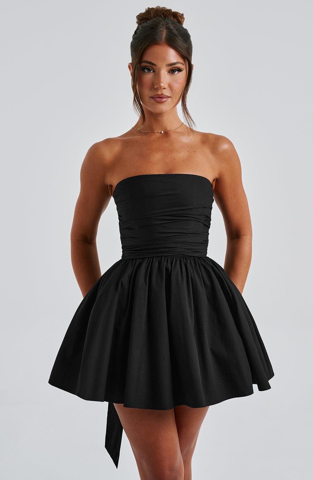 Katrina Mini Dress - Black Product Image