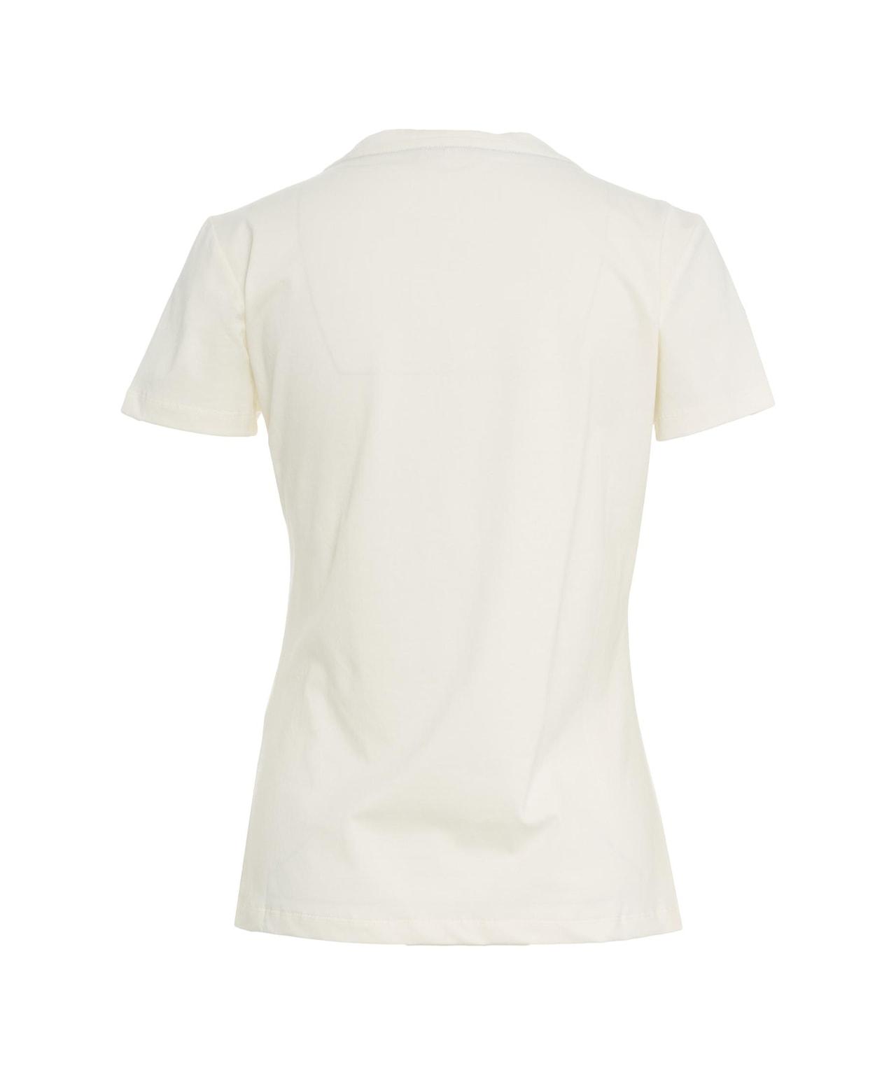 T-shirt with print and rhinestones Product Image