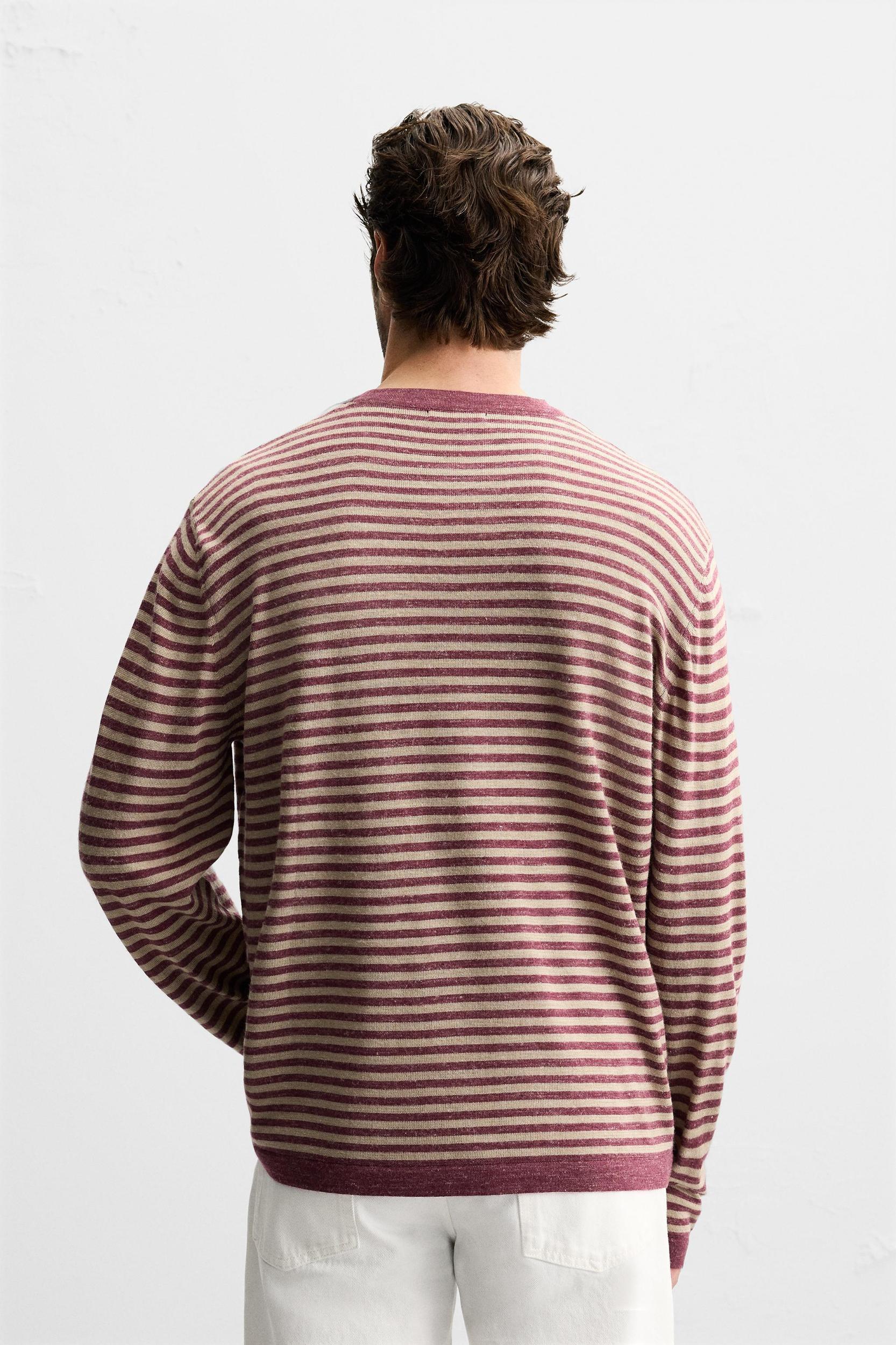 STRIPED JACQUARD SWEATER Product Image