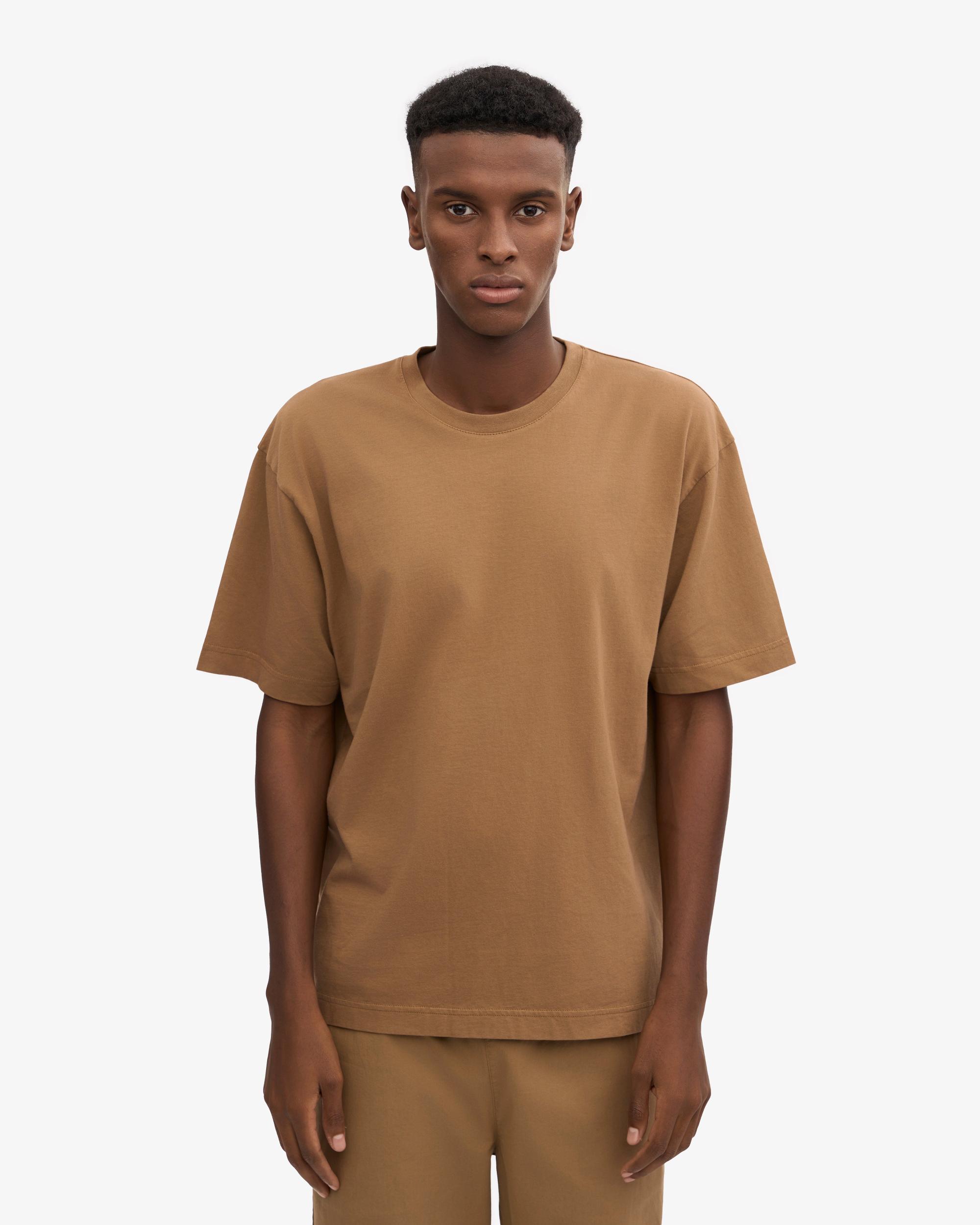Oversized Organic T-Shirt - Sahara Camel Product Image