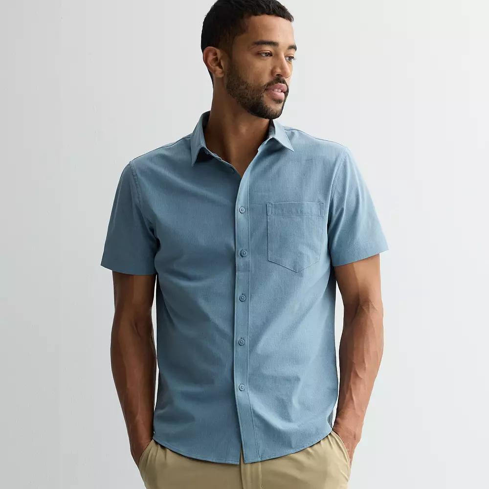 Men's FLX Slim Performance Untucked-Fit Button Down Shirt,  Product Image