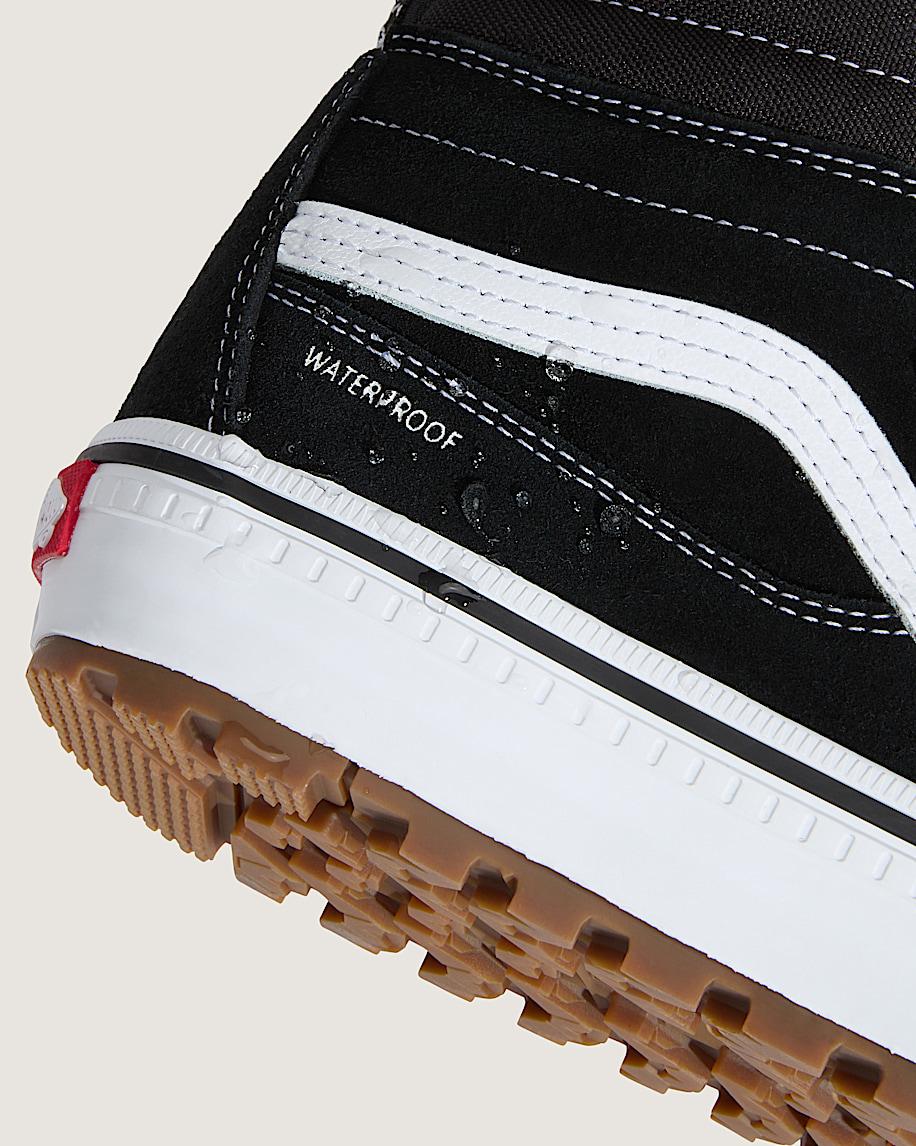 Sk8-Hi Waterproof Insulated Shoe in Black / White| Vans US Product Image