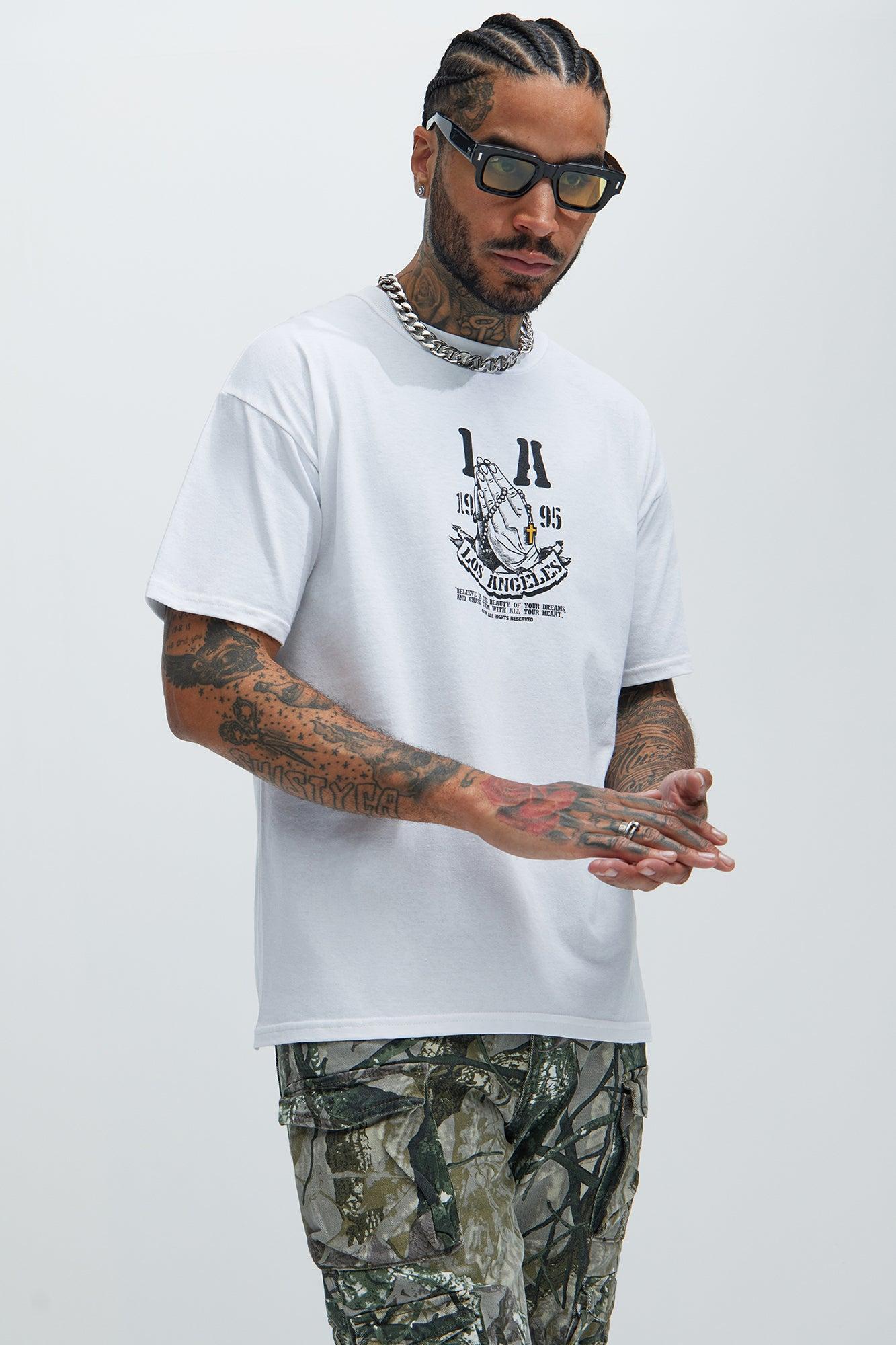 LA Blessed 1995 Short Sleeve Tee - White Product Image