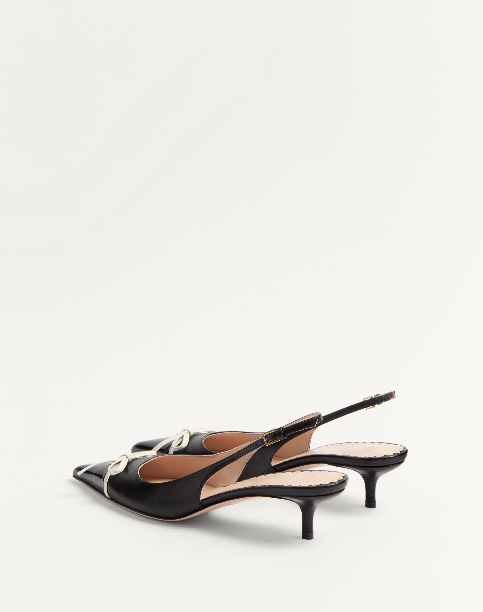 Bepointy Slingback Pump In Patent Leather And Kidskin 45Mm Product Image