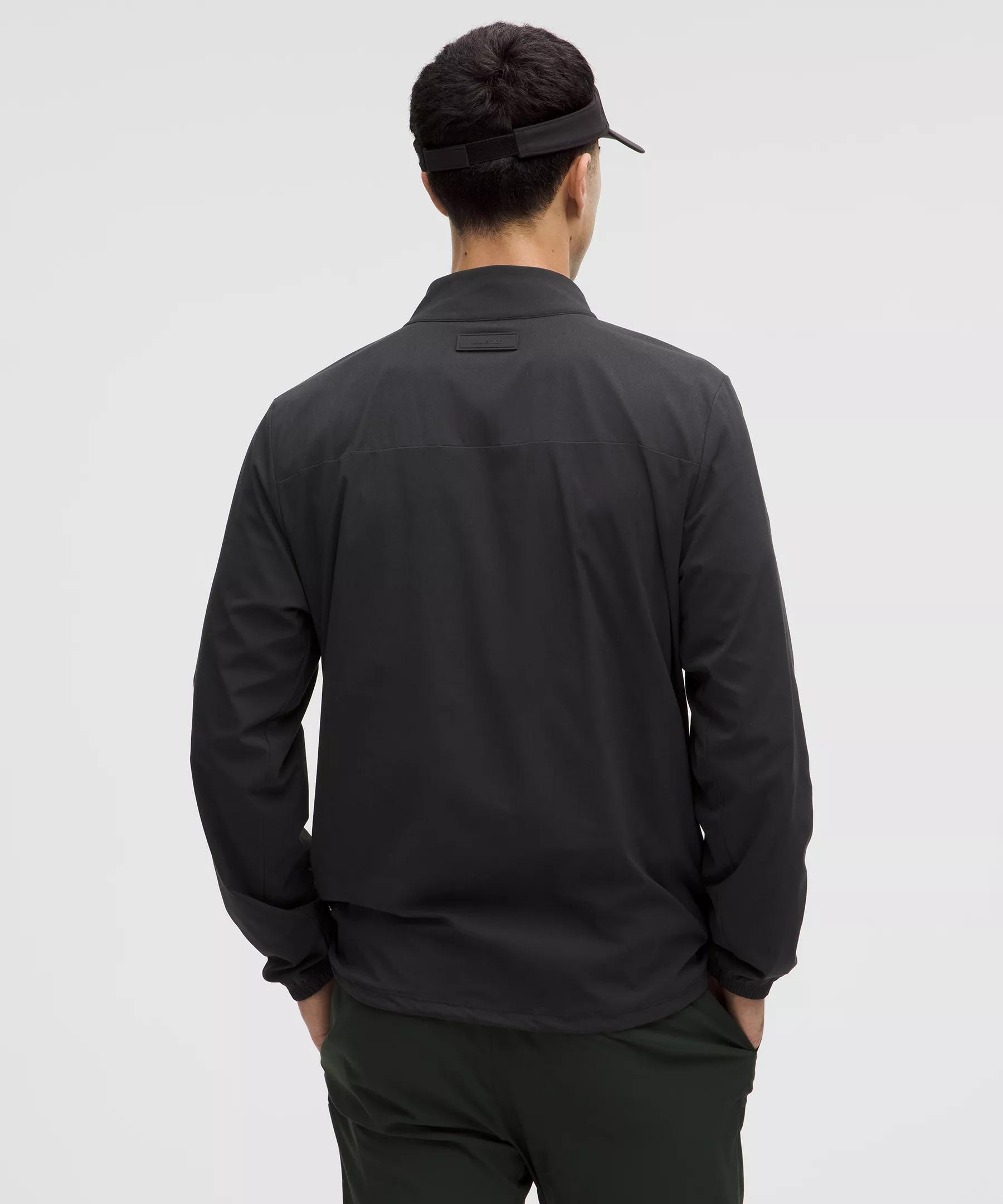 Windproof Golf Pullover Quarter-Zip Jacket Product Image