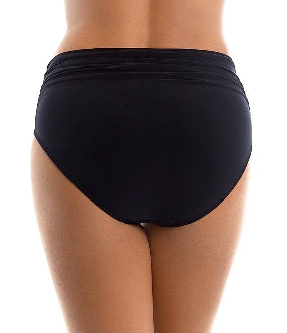 Magicsuit Solid Jersey Brief Shirred Swim Bottom Product Image