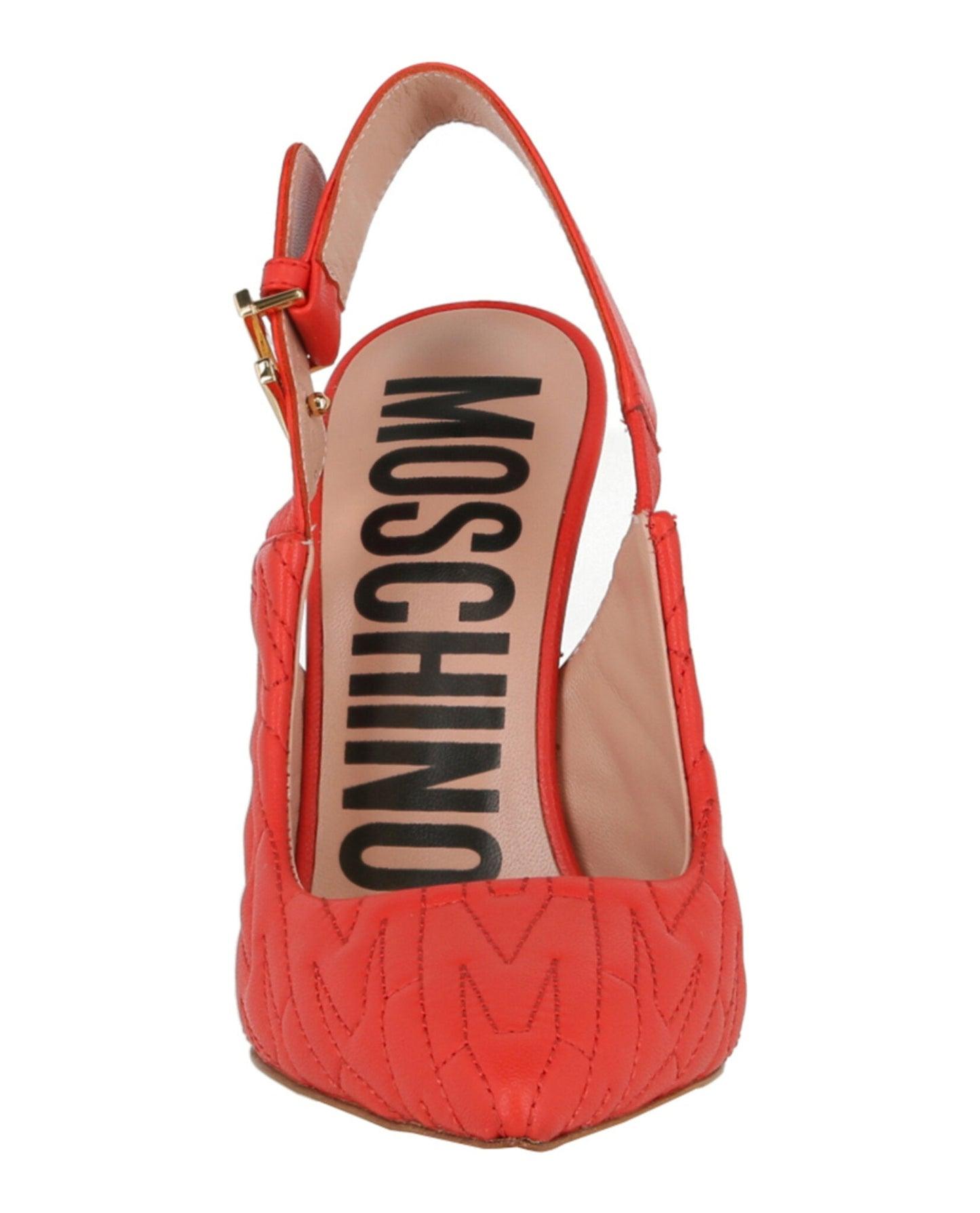 Moschino M-Quilted Slingback Pumps Female Product Image