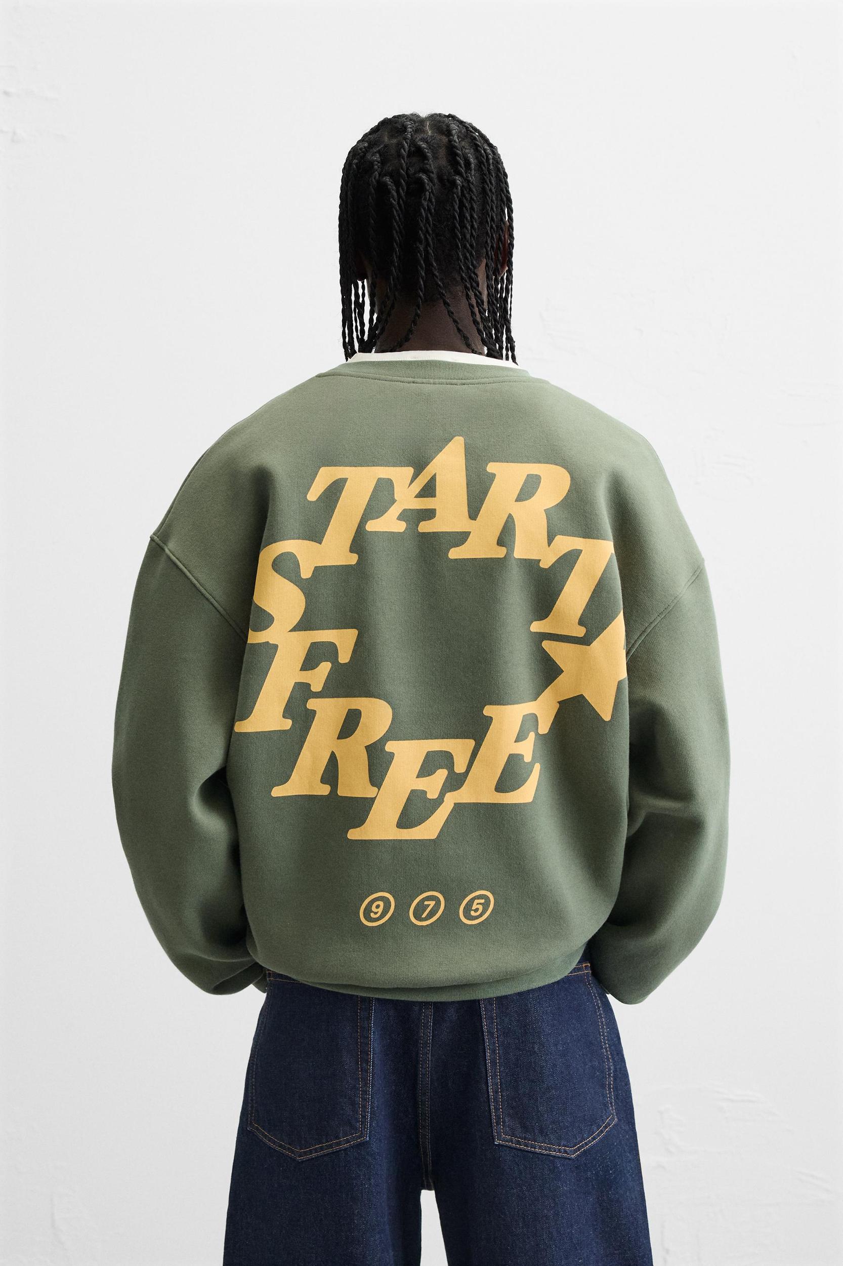 BOXY FIT PRINTED SWEATSHIRT Product Image