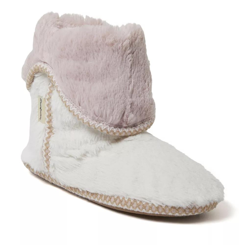 Dearfoams Faux Fur Fold-Down Women's Slippers,  Product Image