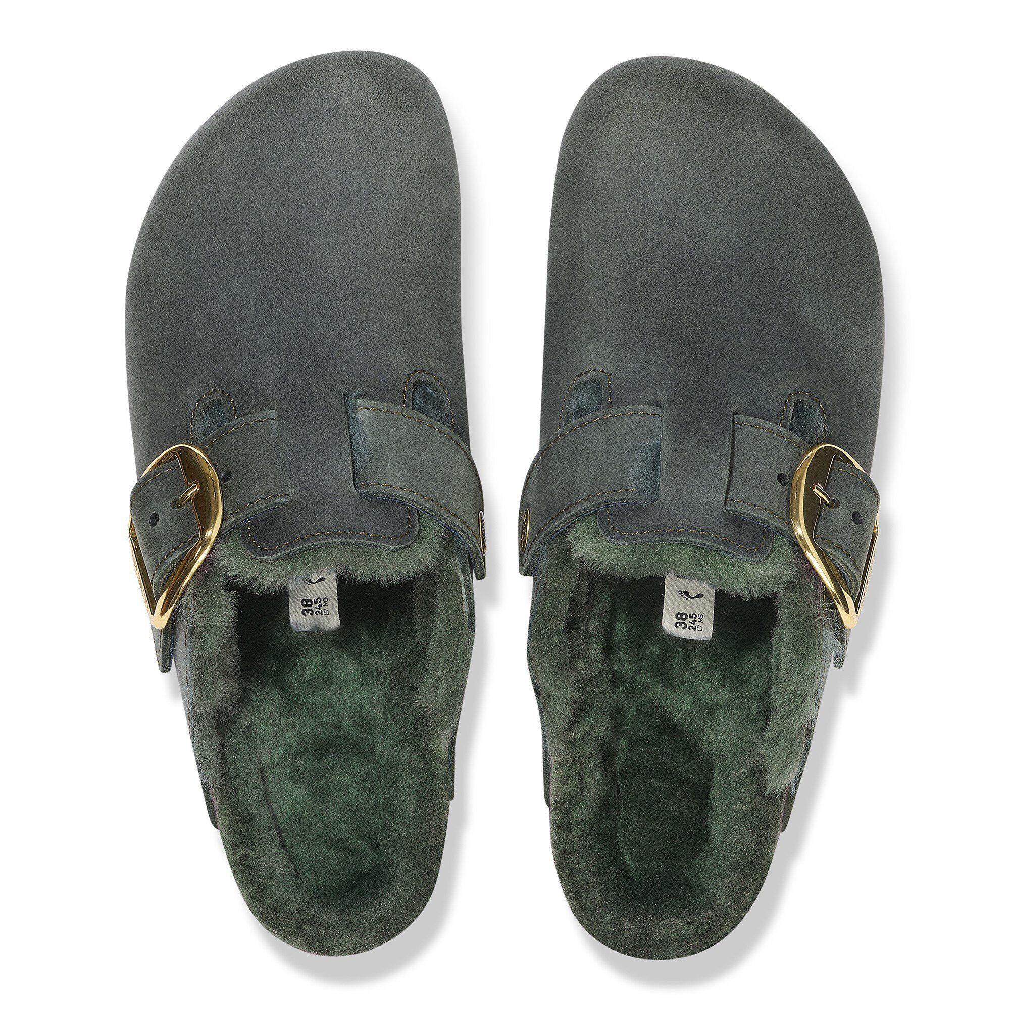 Boston Big Buckle Shearling Natural Leather Oiled Product Image