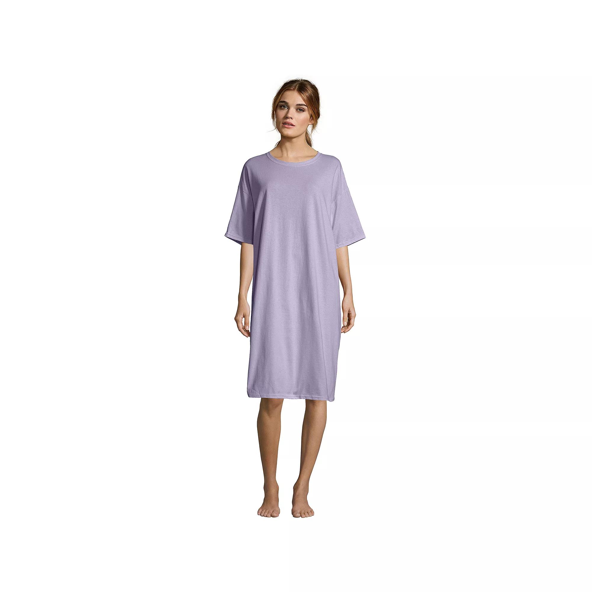Women's Hanes® Wear-Around Lounge Shirt, Purple Product Image
