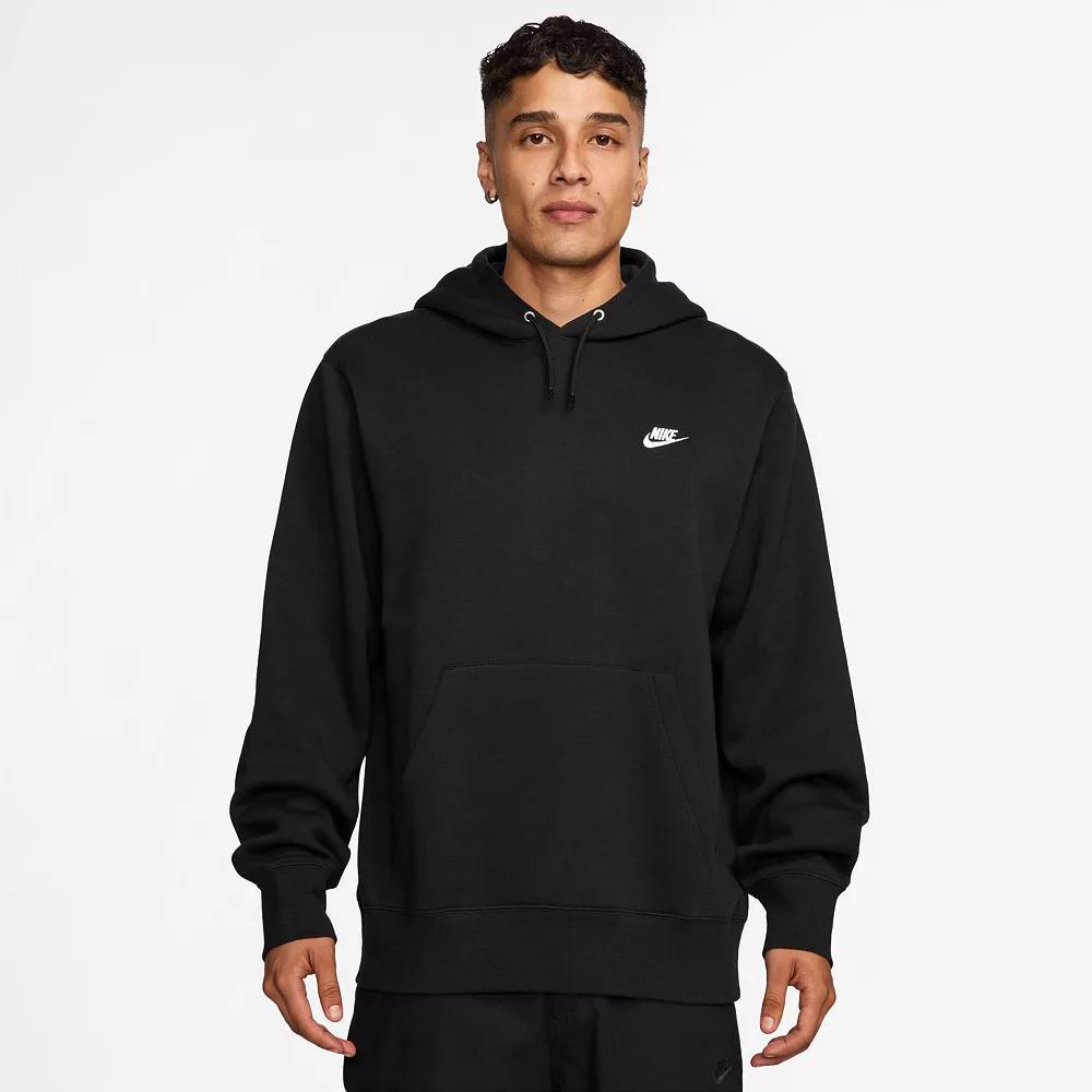 Nike Mens Club Pullover Fleece Hoodie | FN3859-010 Product Image