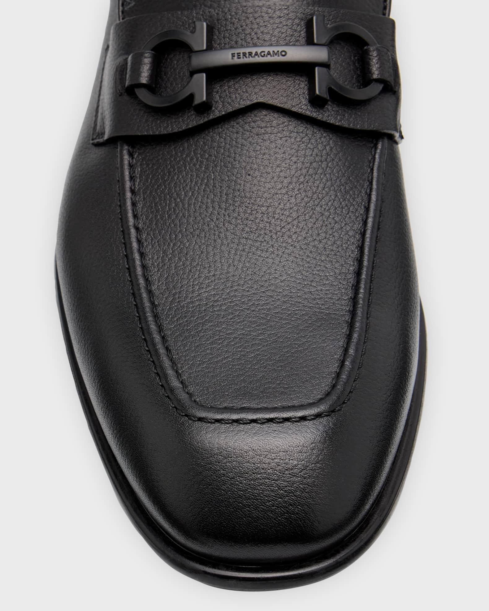 Men's Foster Leather Gancini Bit Loafers Product Image