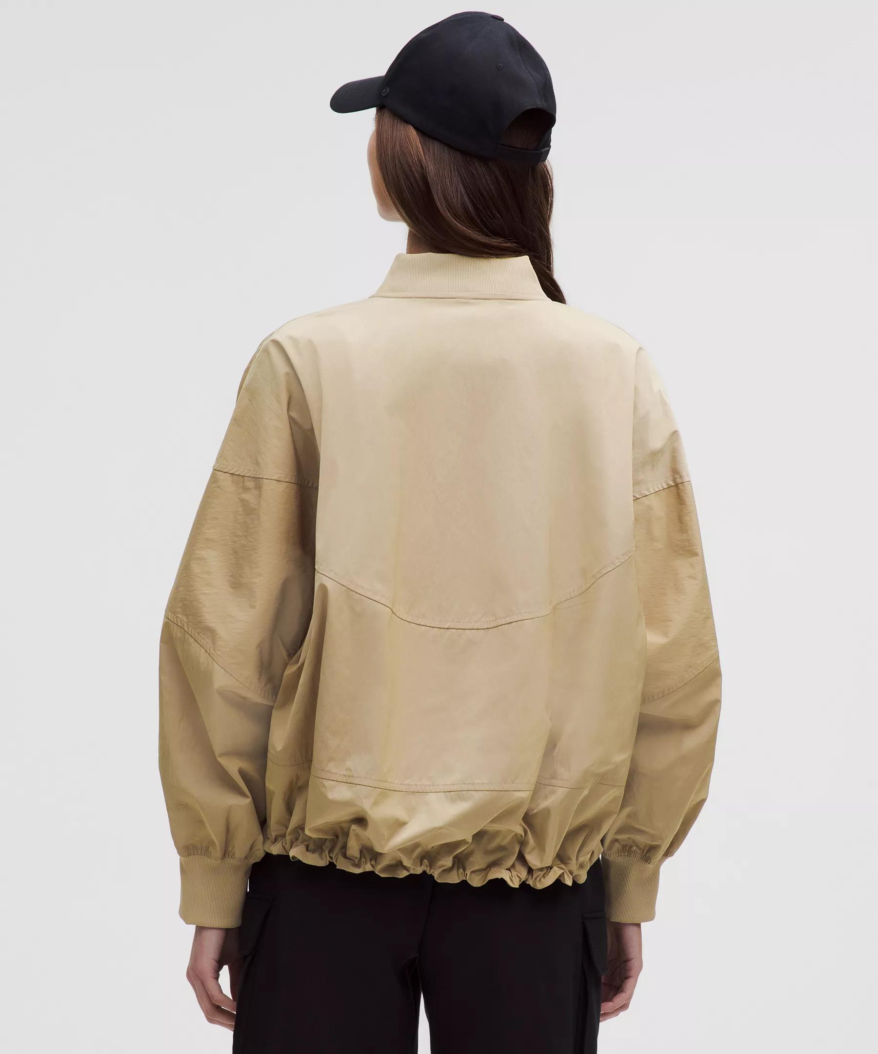 Lightweight Hem-Cinch Bomber Jacket Product Image