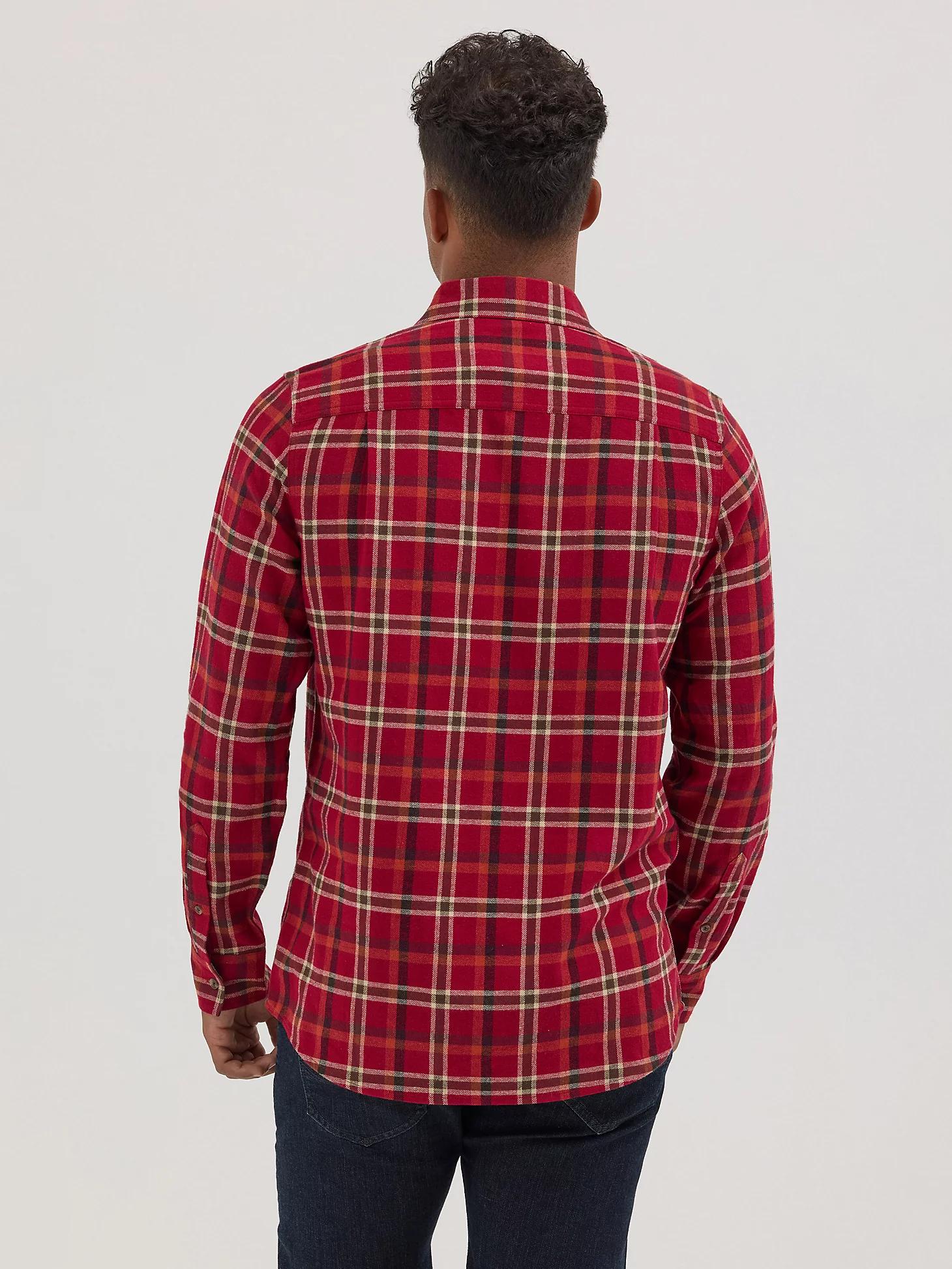Men's Flannel One-Pocket Plaid Shirt | Men's Tops & Tees | Lee® Product Image