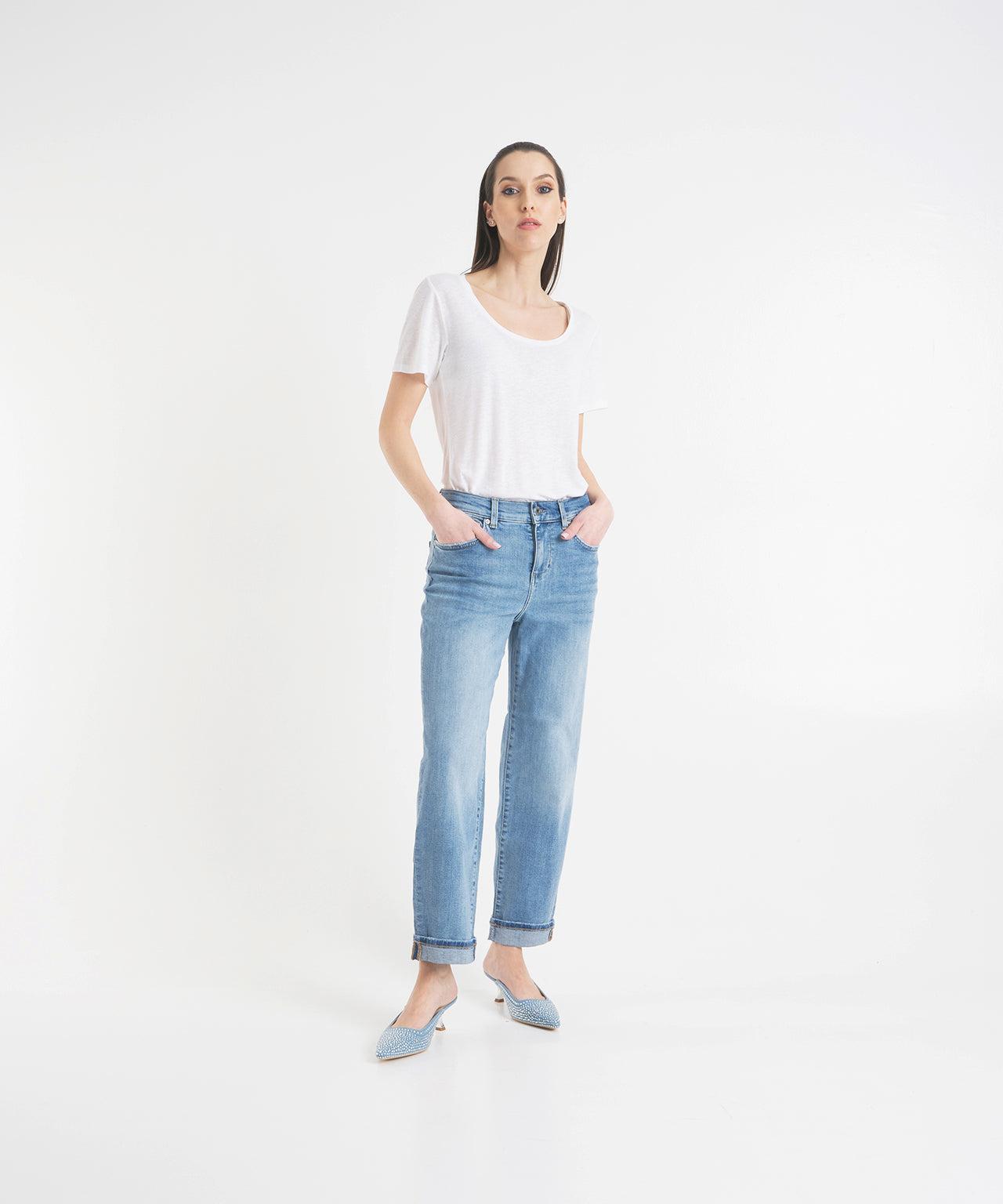 Low-waist boyfriend jeans Product Image