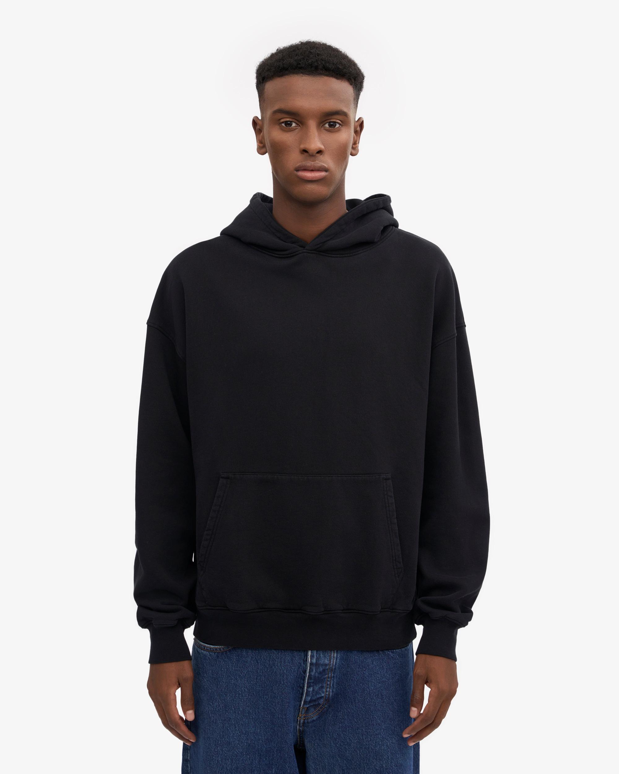 Organic Oversized Hood - Deep Black Product Image