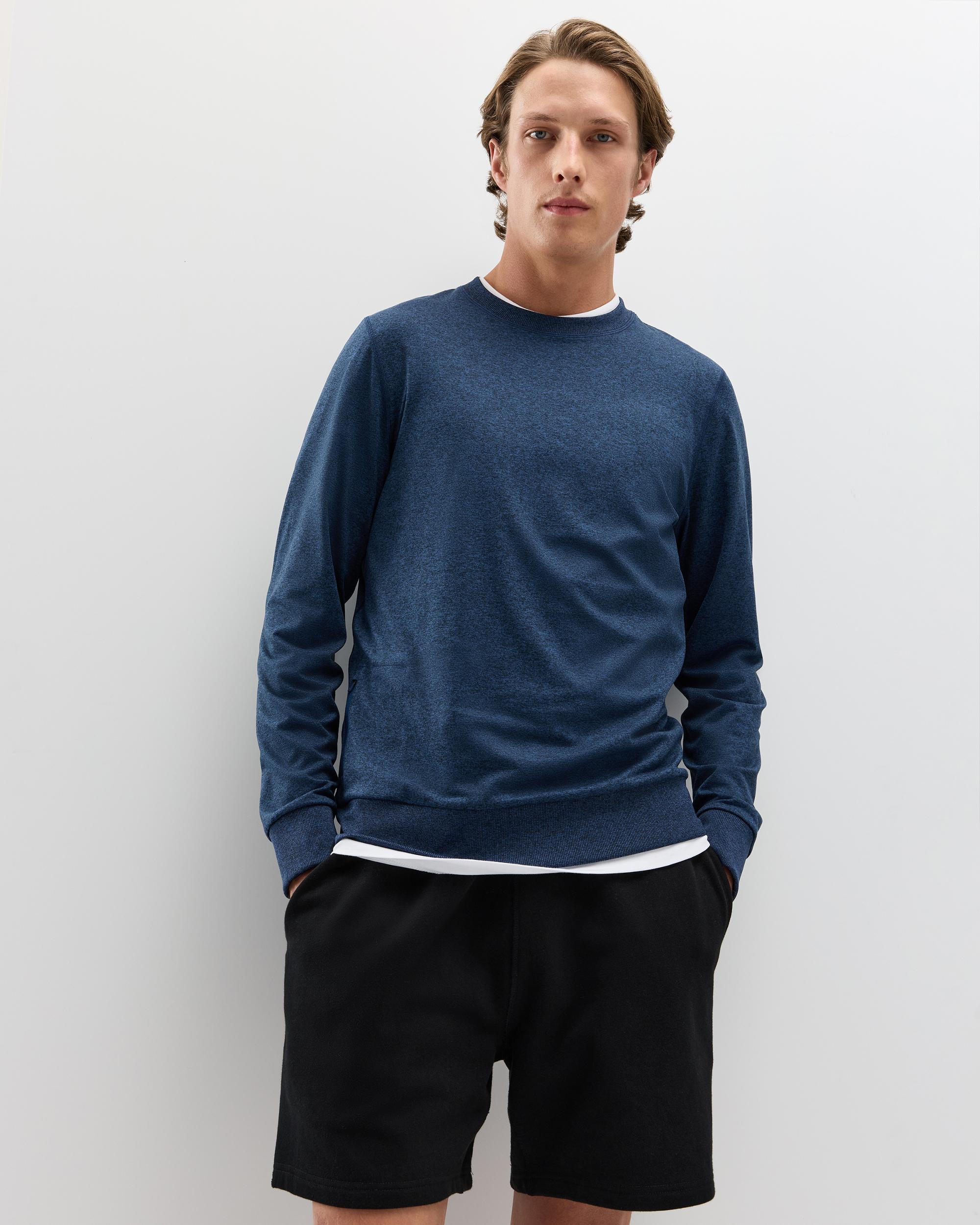 Quince | Men's Flowknit Performance Crew Sweatshirt Recycled Polyester Product Image