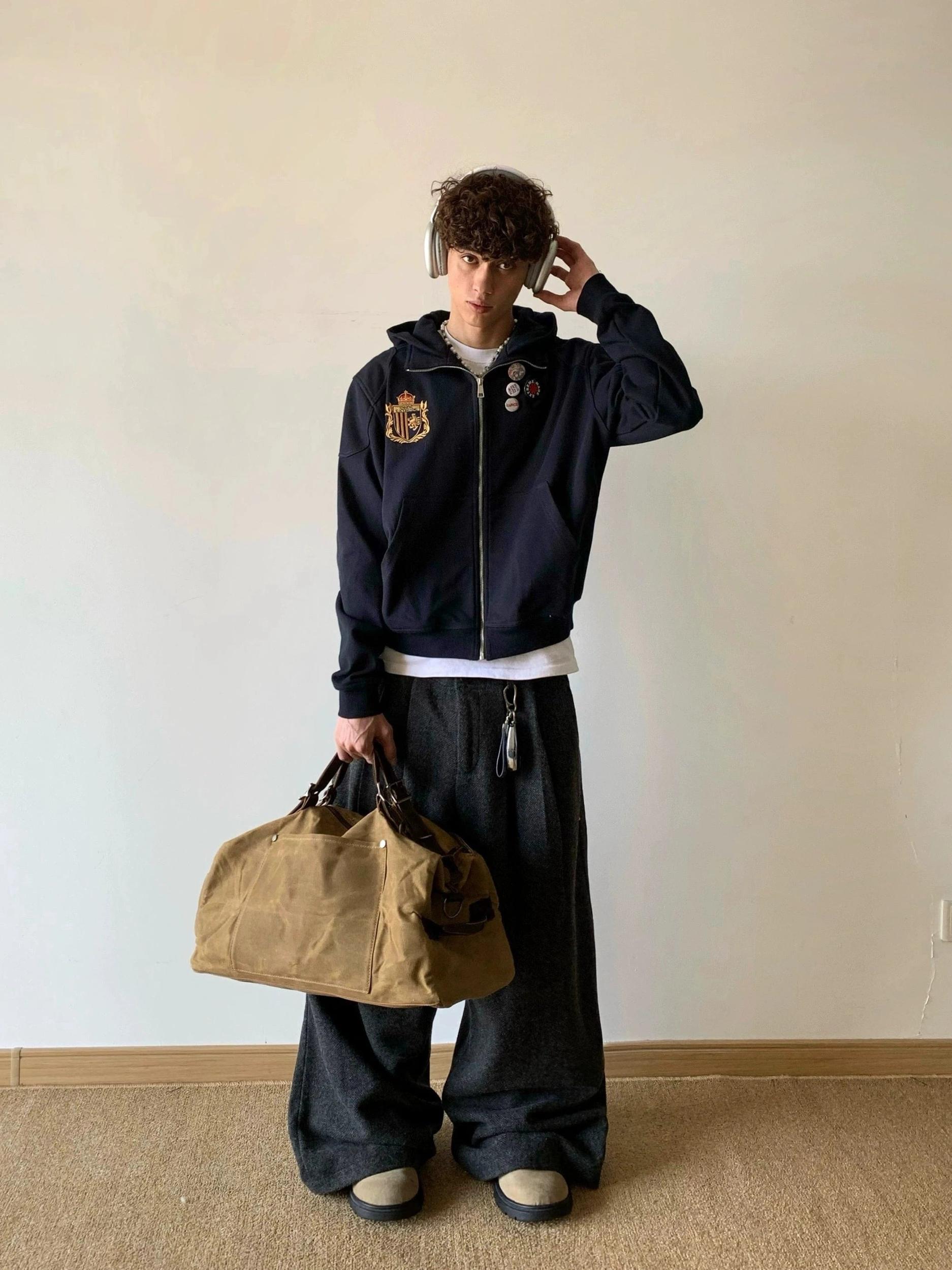 RT No. 18015 SOCCER ZIP BOXY HOODIE Product Image