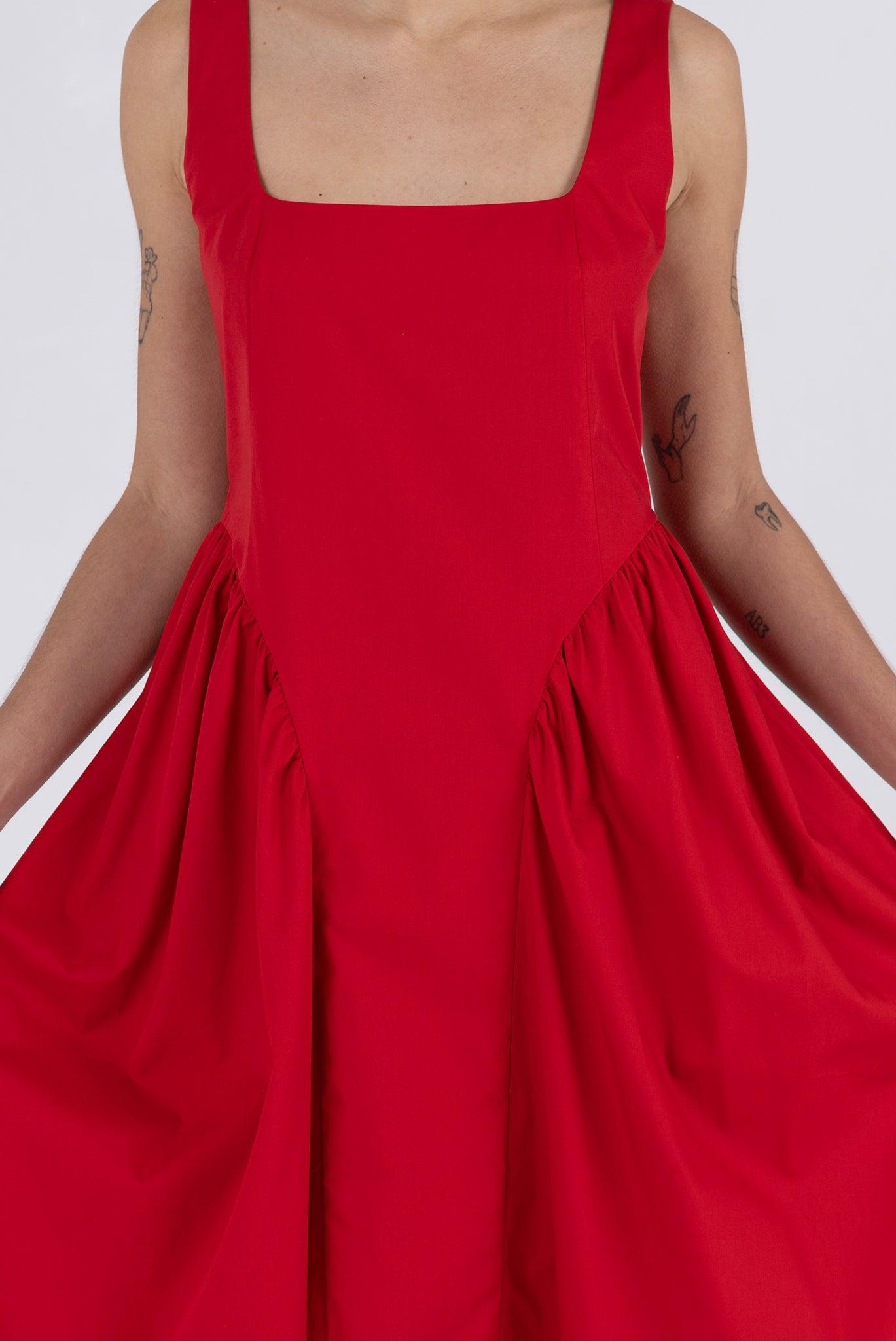 Vanessa Dress - Scarlet Product Image