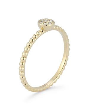 Moon & Meadow 14K Yellow Gold Diamond Mini Cluster Ring Product Image