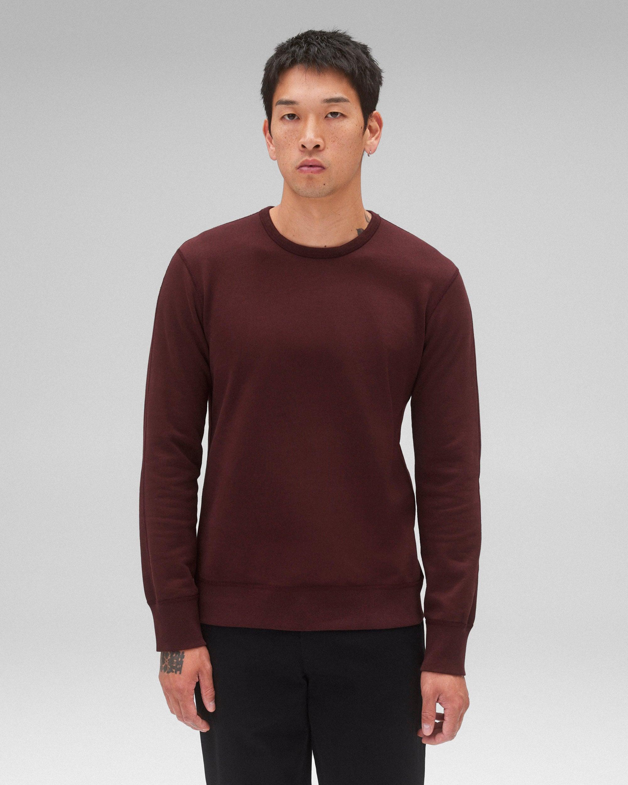 Midweight Terry Slim Crewneck - Vault Male Product Image