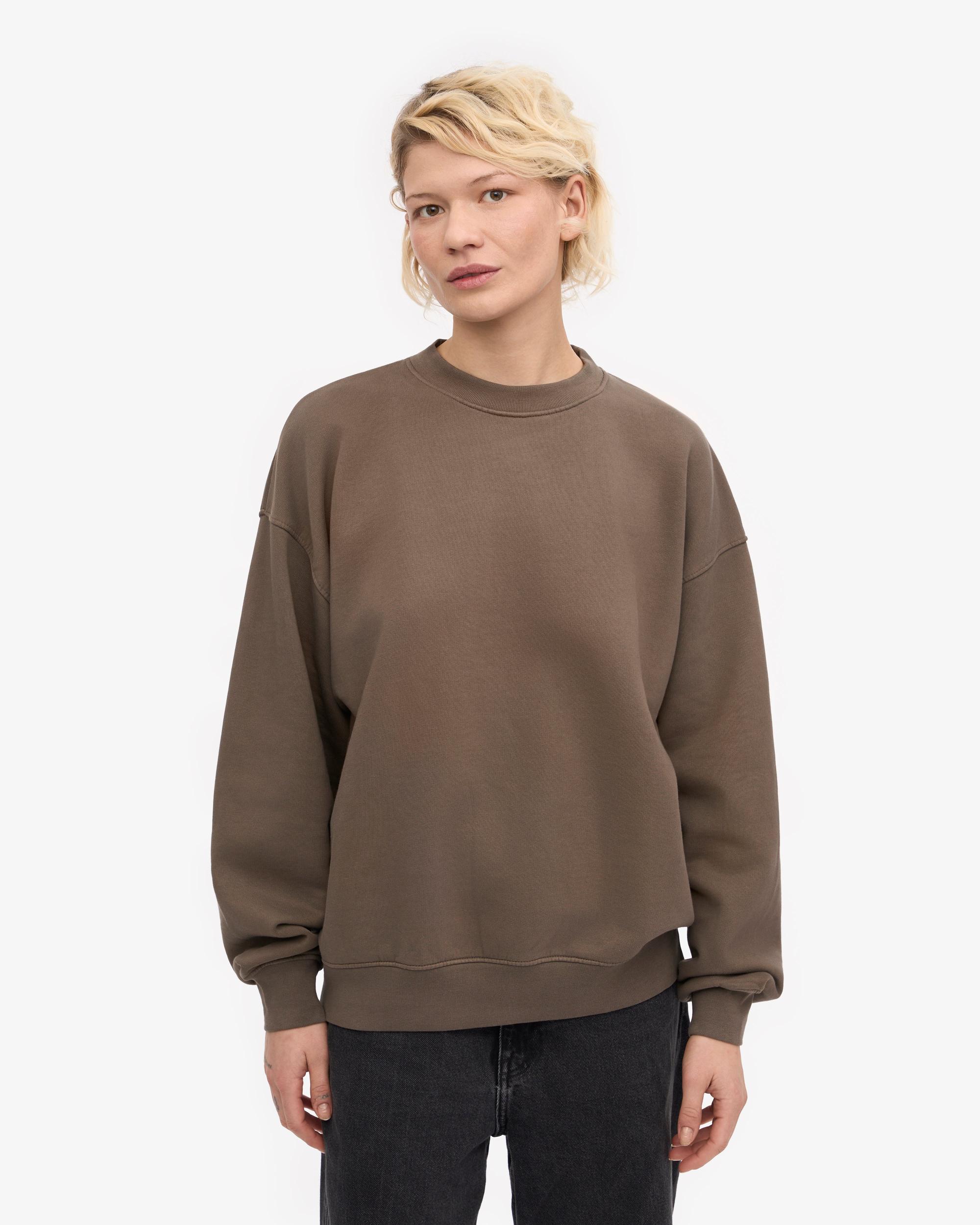 Organic Oversized Crew - Sunny Orange Product Image