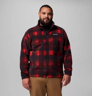 Columbia Mens Steens Mountain Printed Fleece Jacket - Big- Product Image