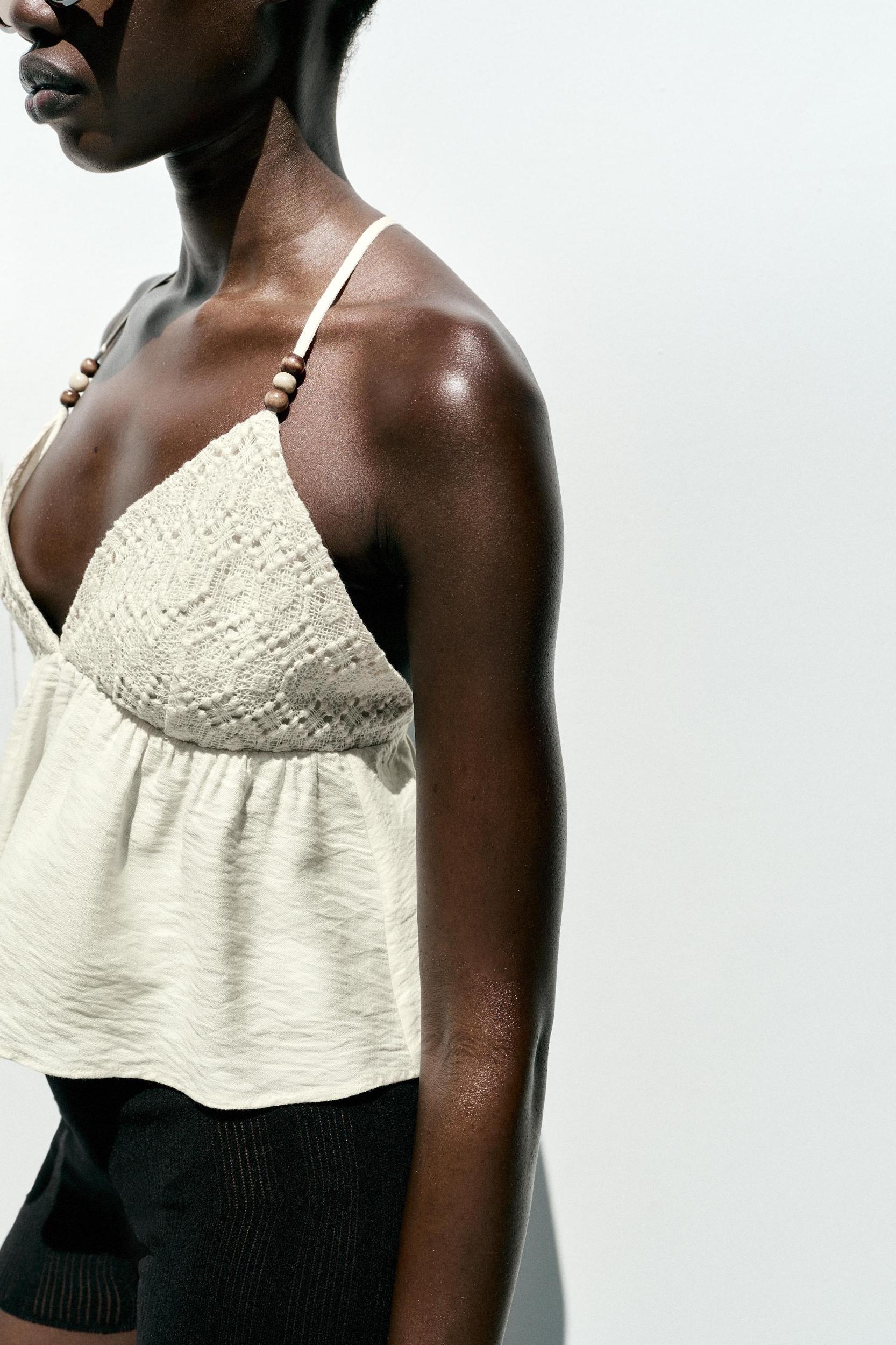 BEADED STRAP TOP Product Image