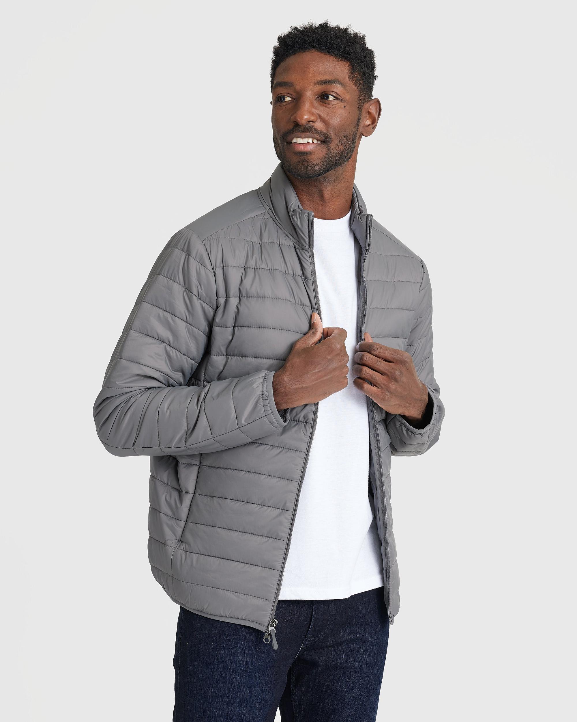 Gunmetal Puffer Jacket Product Image