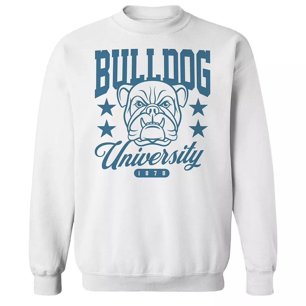 Men's COLAB89 Bulldog Graphic Sweatshirt, Adult Unisex,  Product Image