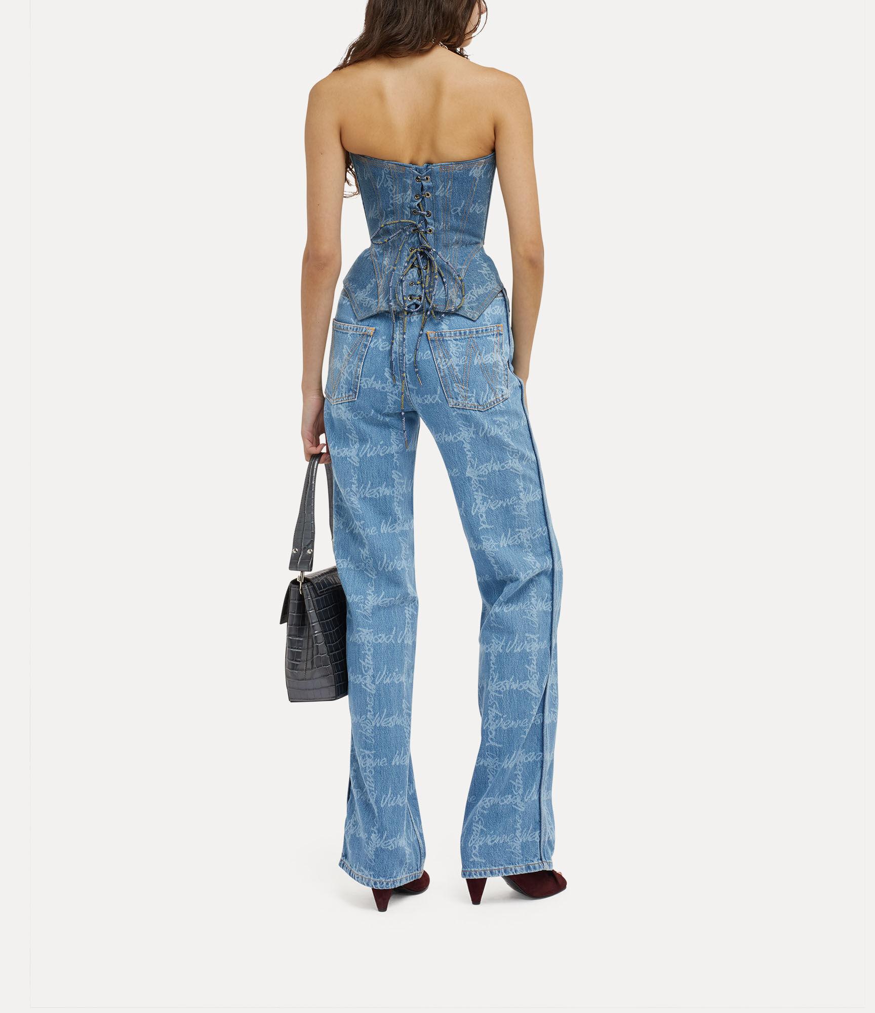 Denim Cobrax Corset Product Image